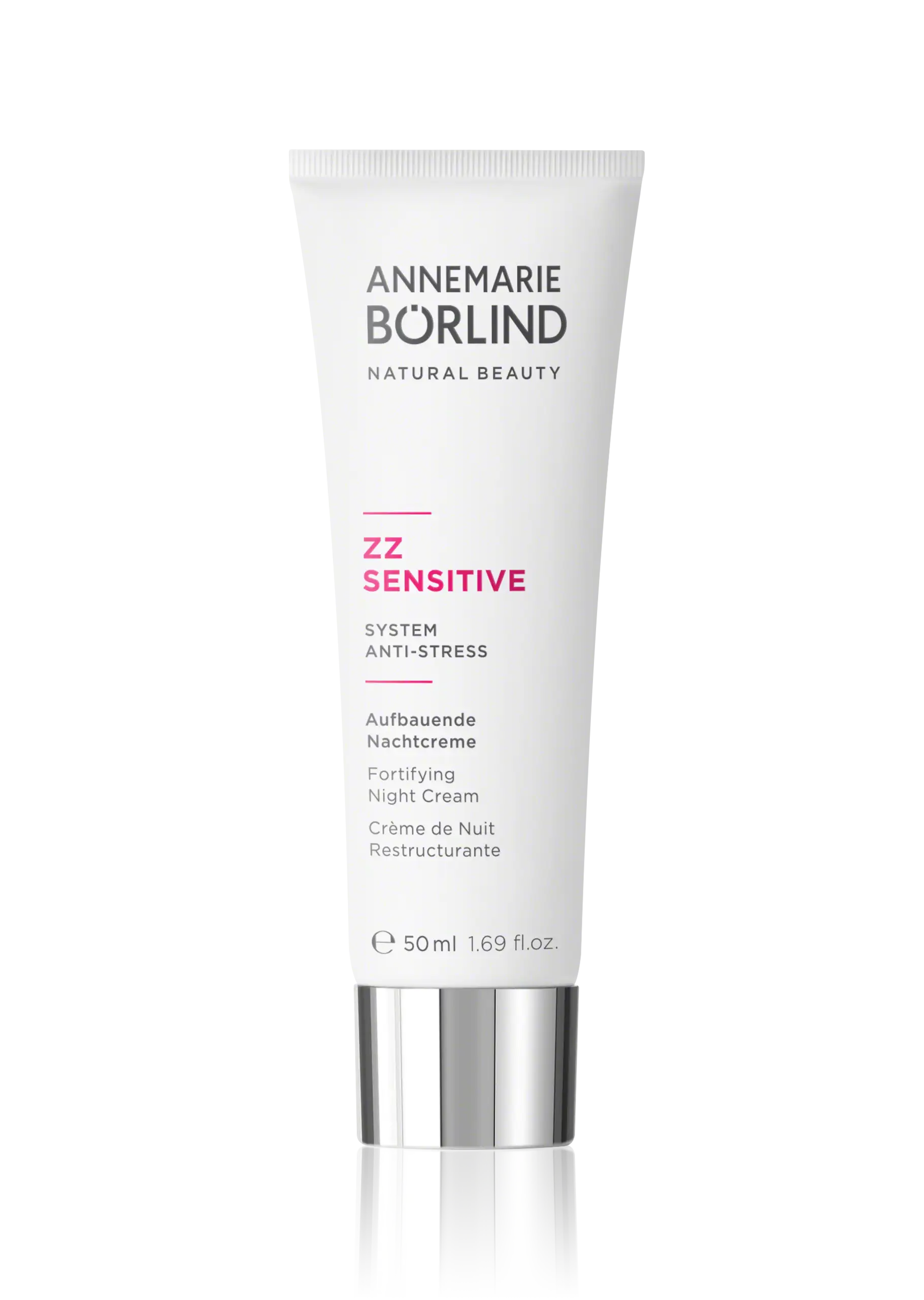 Fortifying Night Cream ANNEMARIE BÖRLIND ZZ SENSITIVE Aufbauende Nachtcreme 50 ml Tube mit Anti-Stress System
