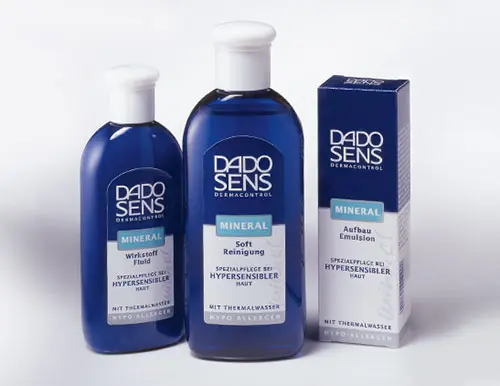 DADO SENS Mineral Aufbau Emulsion und Soft Reinigung für hypersensible Haut mit Thermalwasser