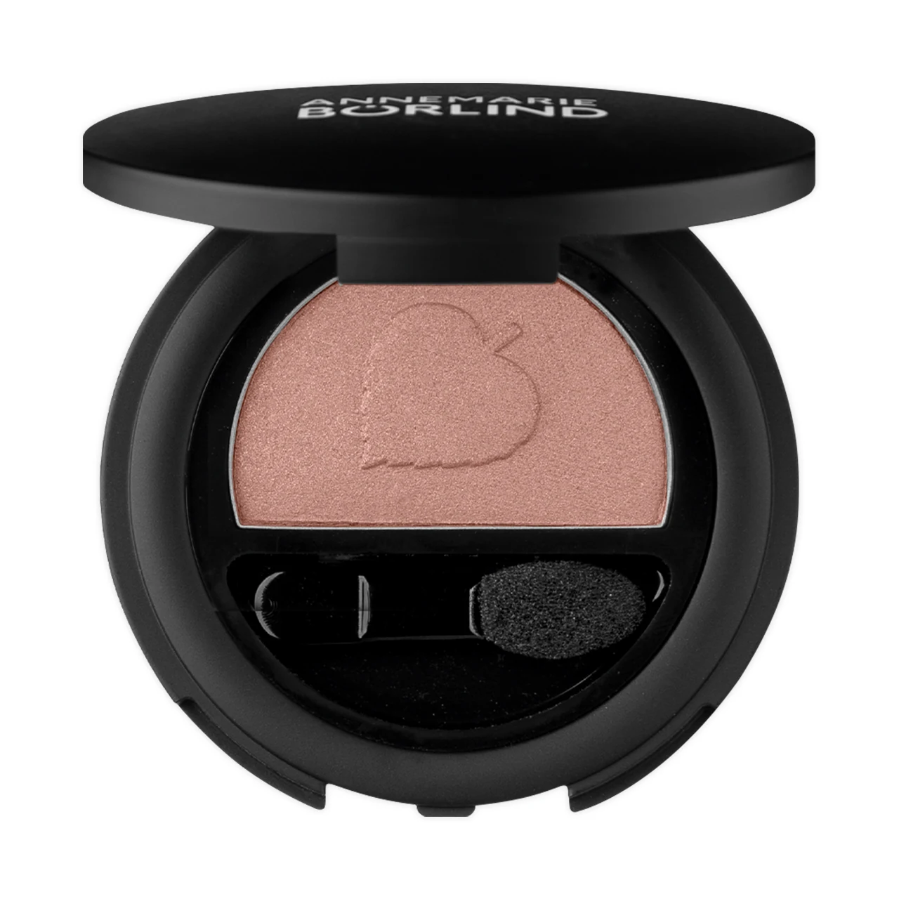 ANNEMARIE BÖRLIND Mono-Lidschatten in zartem Rosé mit Applikator – ideal zum natürlichen Schminken blauer Augen.