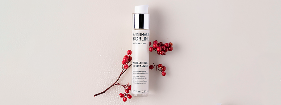 ANNEMARIE BÖRLIND Anti-Aging Revitalizer Serum mit Szechuan Pfeffer, 15 ml, weißer Pumpflakon