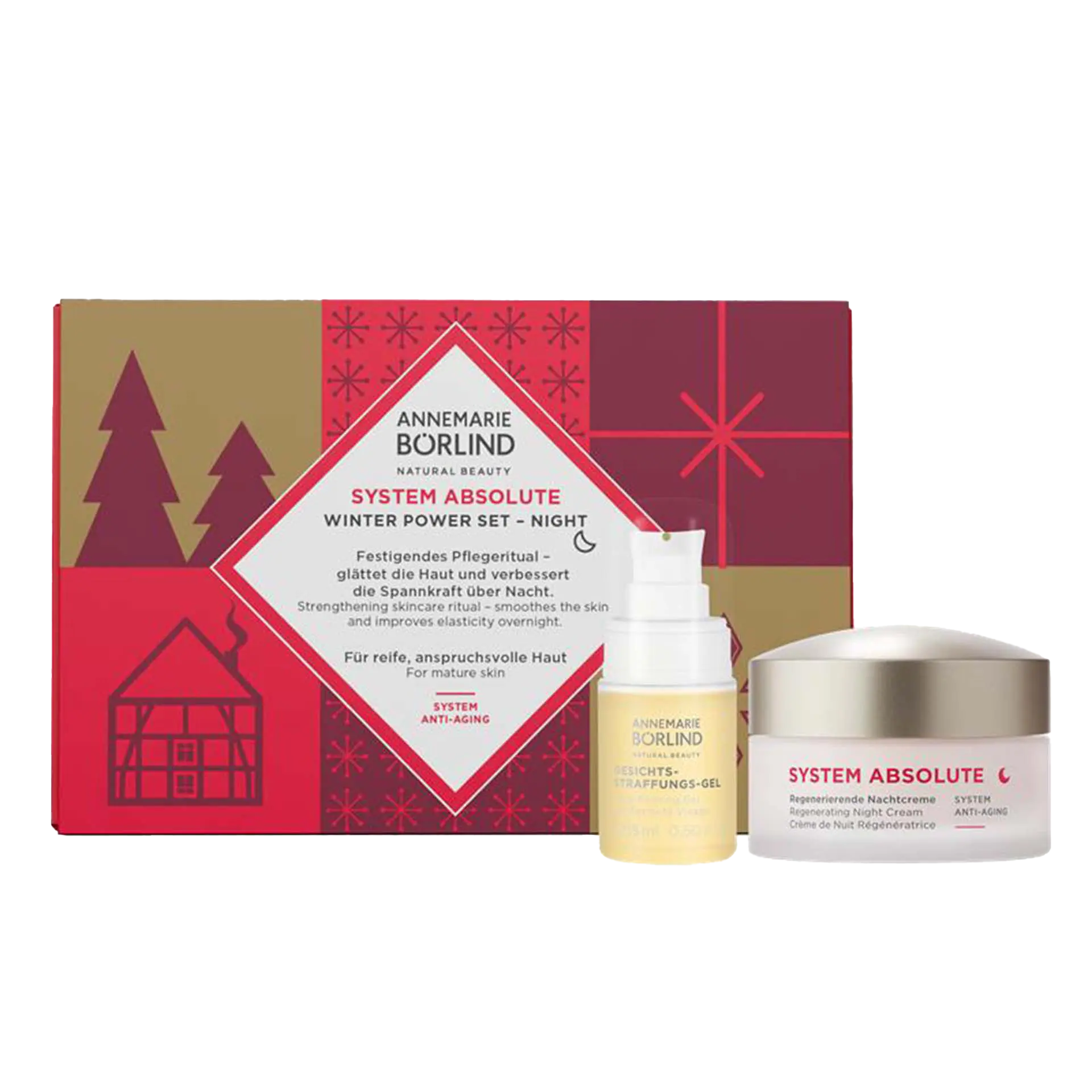 SYSTEM ABSOLUTE WINTER POWER SET - NIGHT mit Nachtcreme 50 ml  und Gesichtsstraffungsgel 15 ml