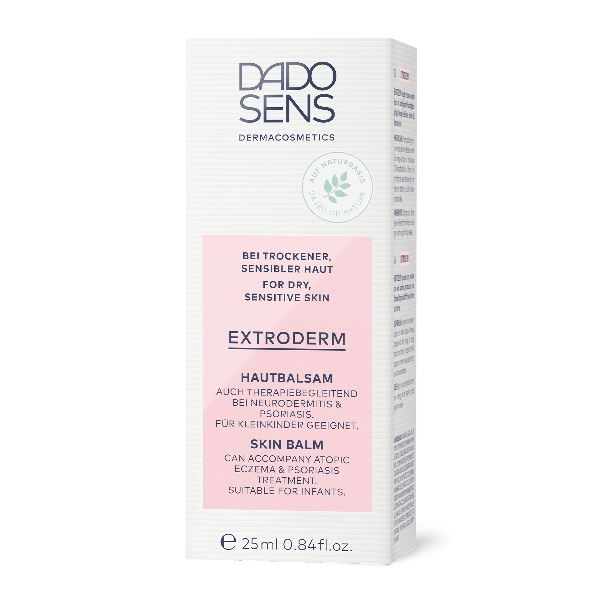DADO SENS EXTRODERM Hautbalsam für trockene, sensible Haut, auch bei Neurodermitis und Psoriasis, 25 ml