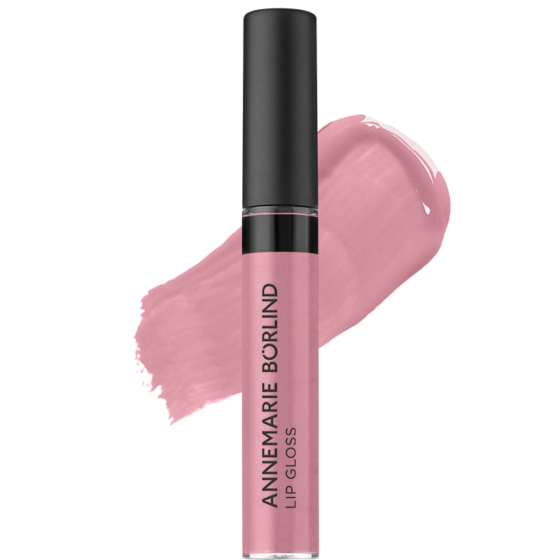 Natürlich glänzende Lippen schminken mit dem ANNEMARIE BÖRLIND Lip Gloss in Raspberry ANNEMARIE BÖRLIND Lip Gloss in Raspberry mit Texturswatch – Lippen schminken