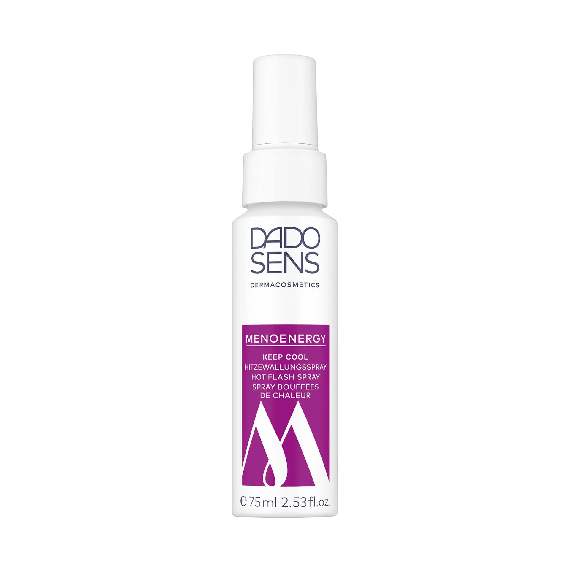 KEEP COOL HITZEWALLUNGSSPRAY DADO SENS MENOENERGY Hitzewallungsspray 75 ml für kühlende, beruhigende Wirkung bei Hitzewallungen