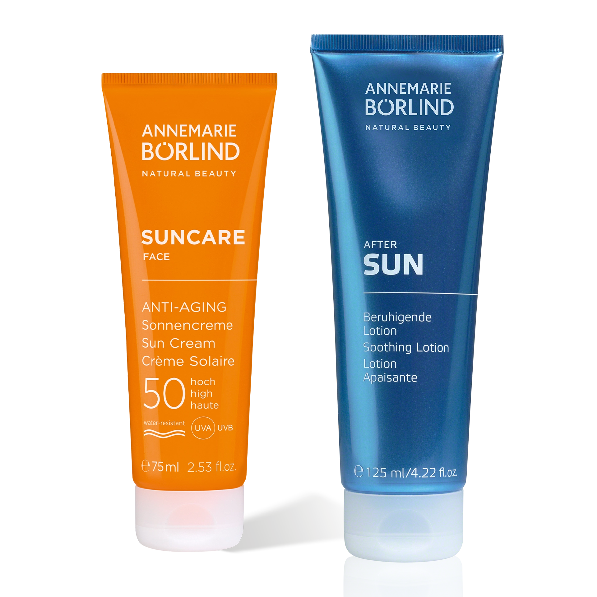 Summer-Set ANNEMARIE BÖRLIND Suncare Anti-Aging Sonnencreme LSF 50 und After Sun beruhigende Lotion
