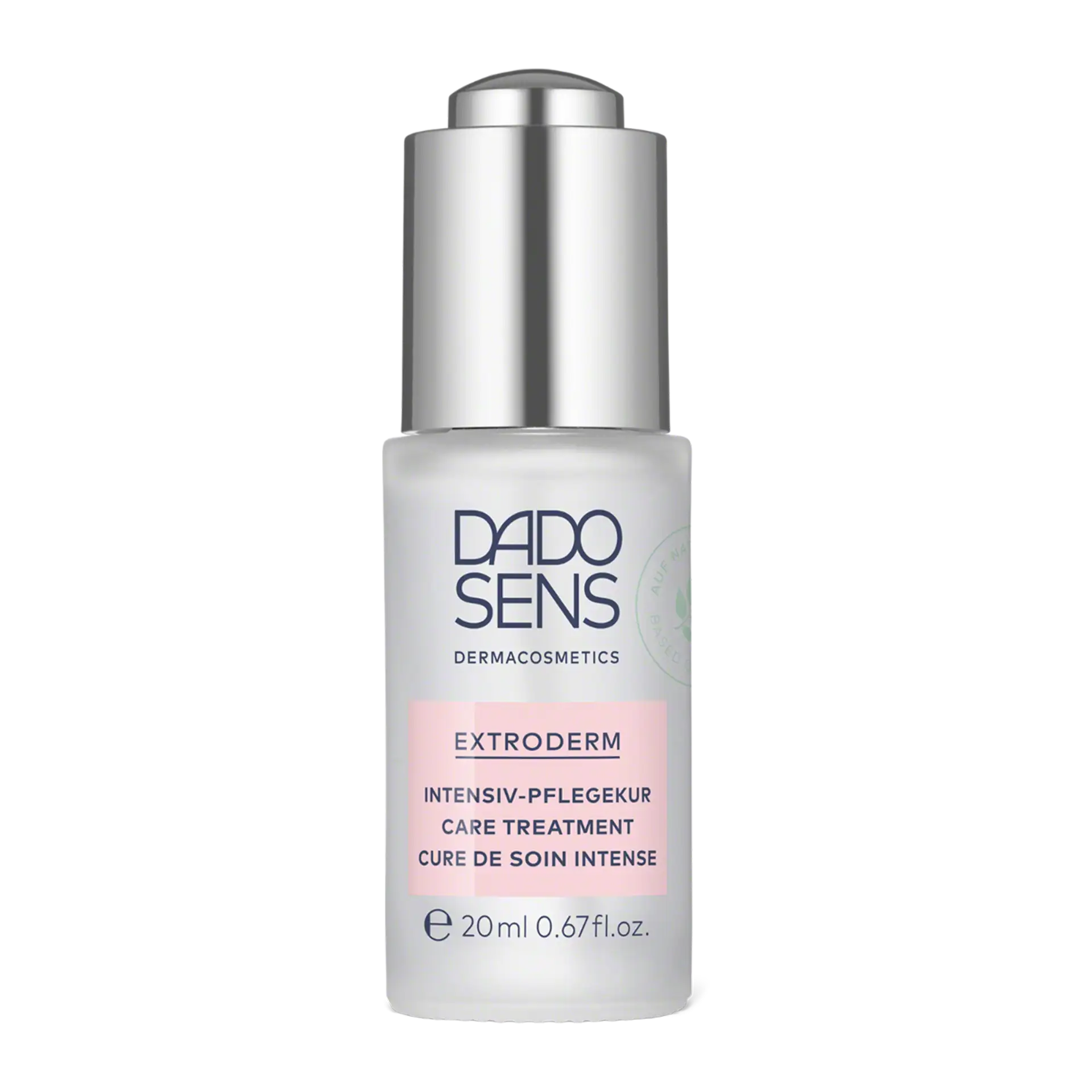 CARE TREATMENT DADO SENS EXTRODERM Intensiv-Pflegekur 20 ml Flasche mit silbernem Pumpspender