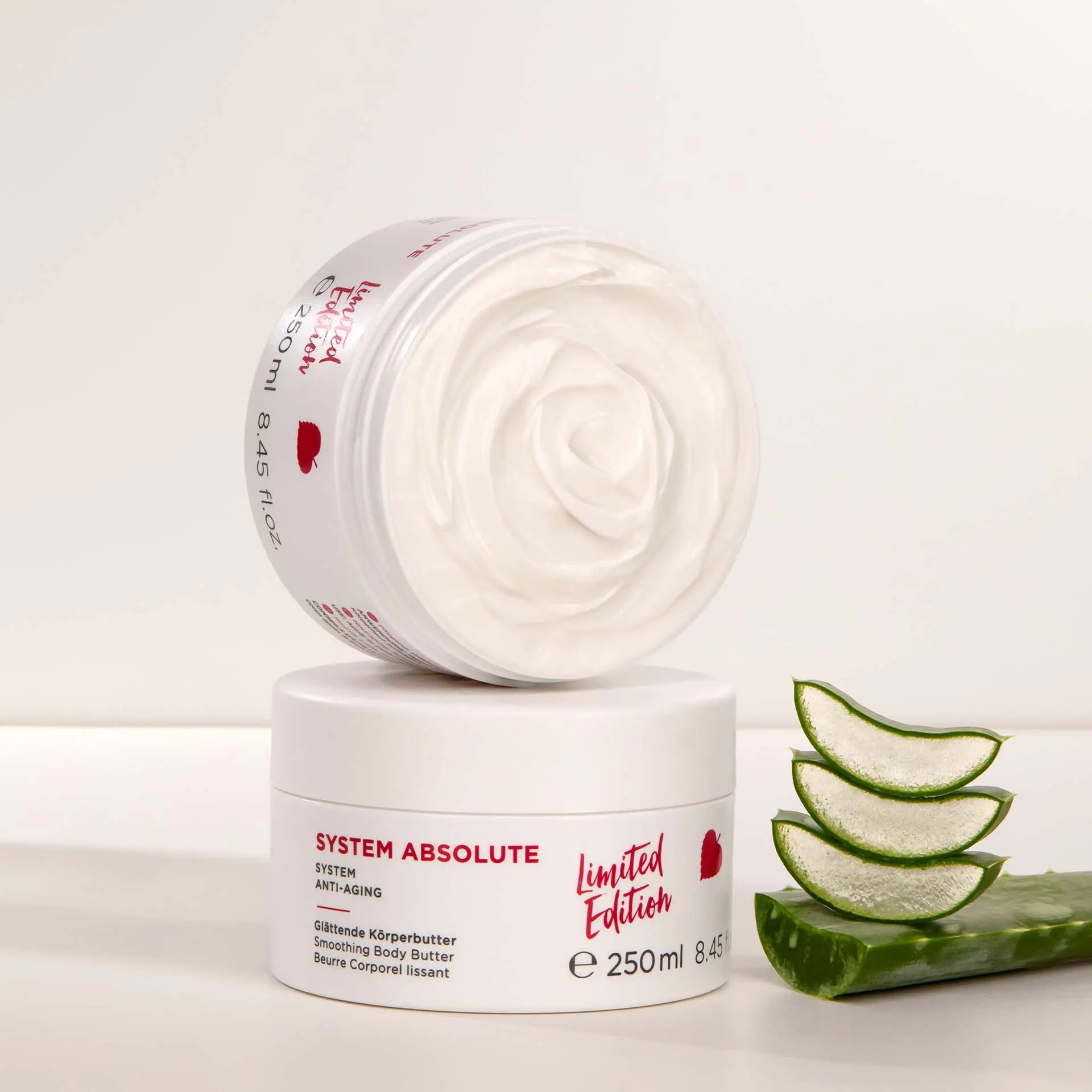 ANNEMARIE BÖRLIND SYSTEM ABSOLUTE glättende Körperbutter 250 ml, Limited Edition mit Aloe Vera