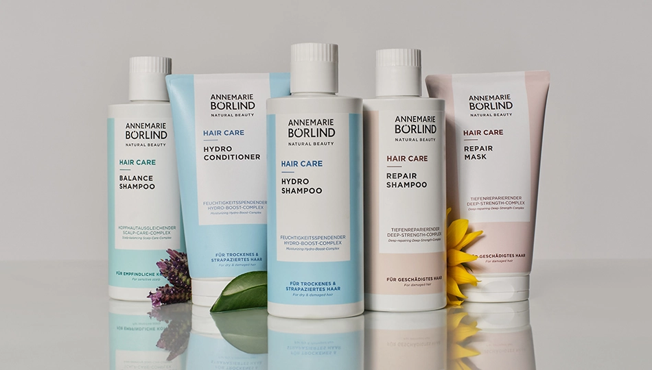 Schuppen und fettige Haare: ANNEMARIE BÖRLIND Hair Care Serie für gesunde Kopfhaut ANNEMARIE BÖRLIND Hair Care Produkte – Shampoos und Conditioner gegen Schuppen und fettige Haare