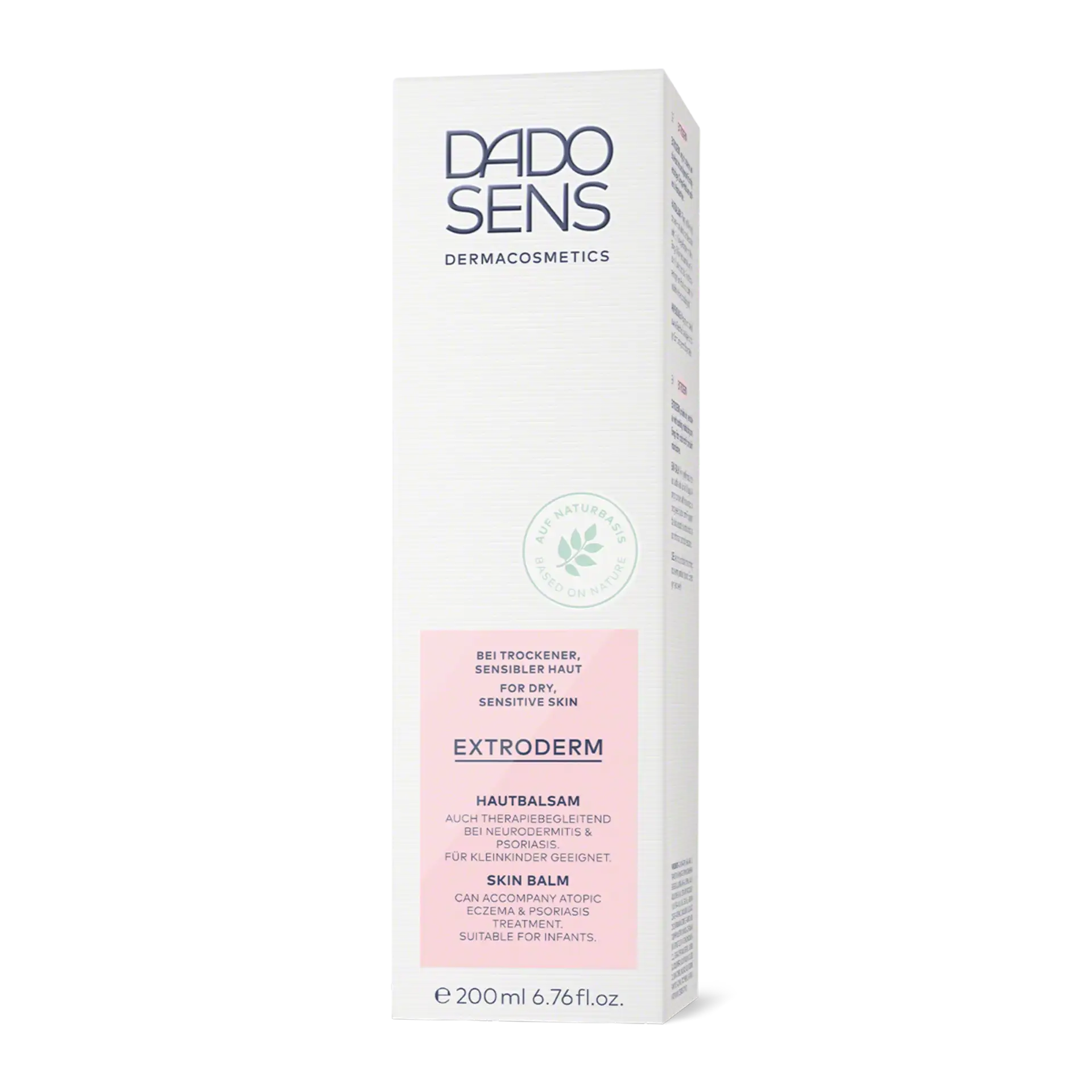 DADO SENS EXTRODERM Hautbalsam für trockene, sensible Haut, 200 ml, für Neurodermitis und Psoriasis