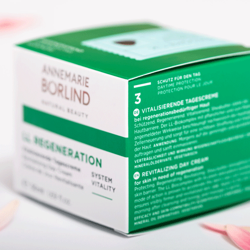 ANNEMARIE BÖRLIND LL-REGENERATION revitalisierende Tagescreme für regenerationsbedürftige Haut, 50 ml Verpackung