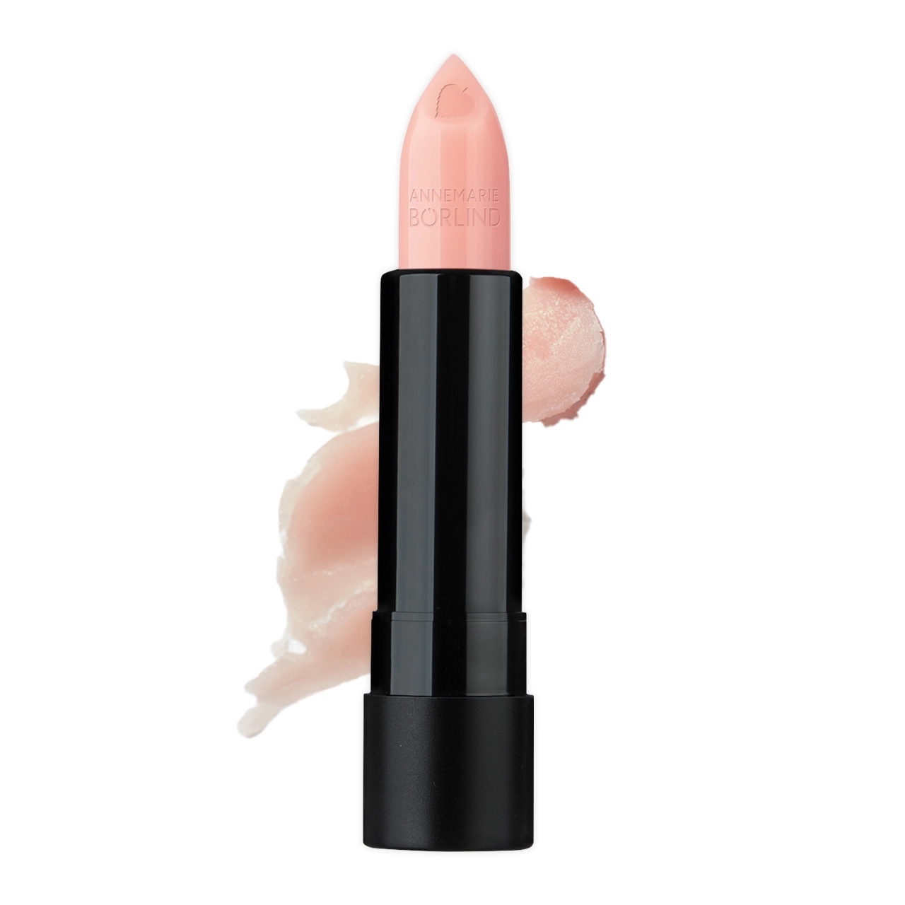 ANNEMARIE BÖRLIND Lippenpflege in zartem Rosé mit Herzprägung und cremiger Textur
