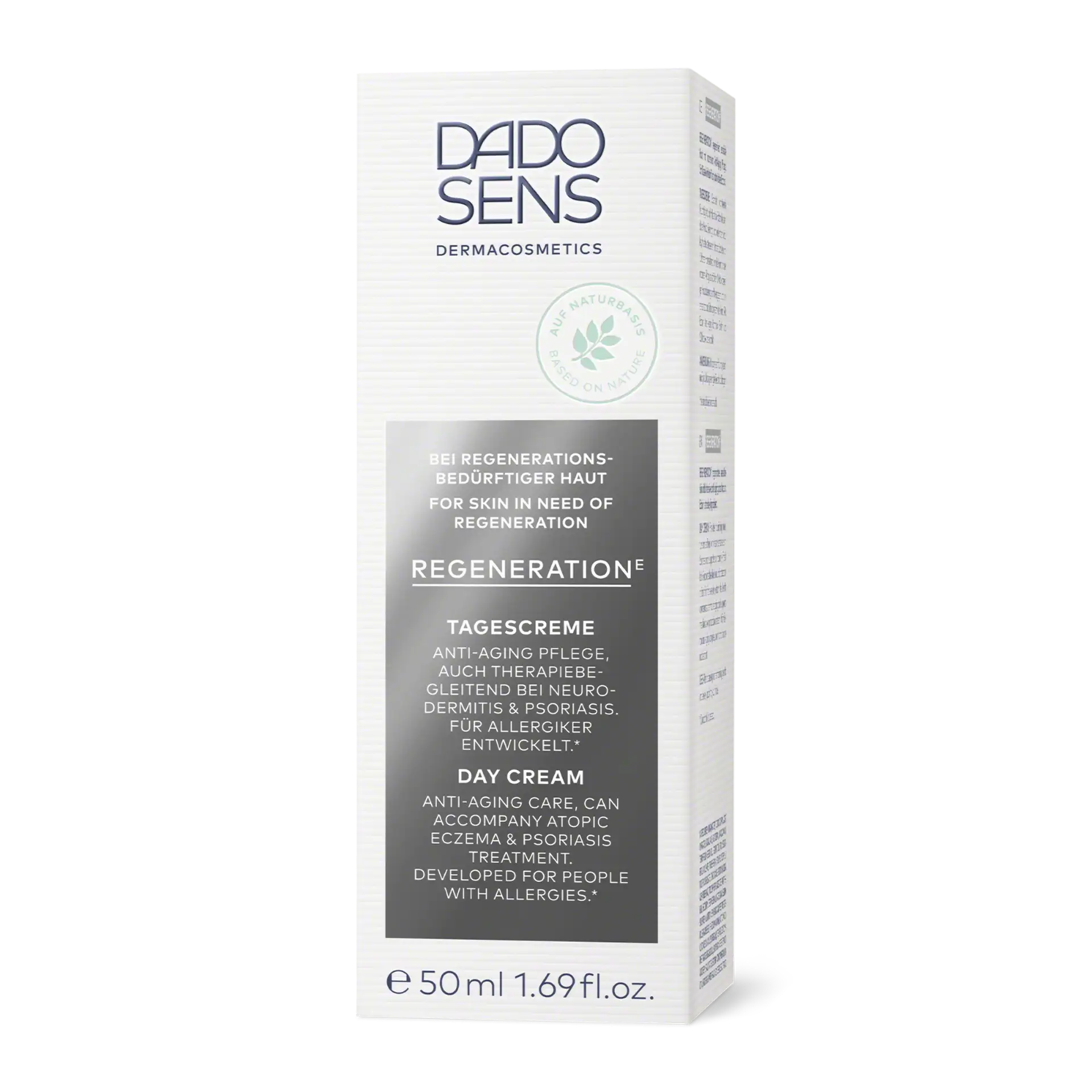 DADO SENS Regeneration E Tagescreme 50 ml für regenerationsbedürftige Haut, Anti-Aging Pflege