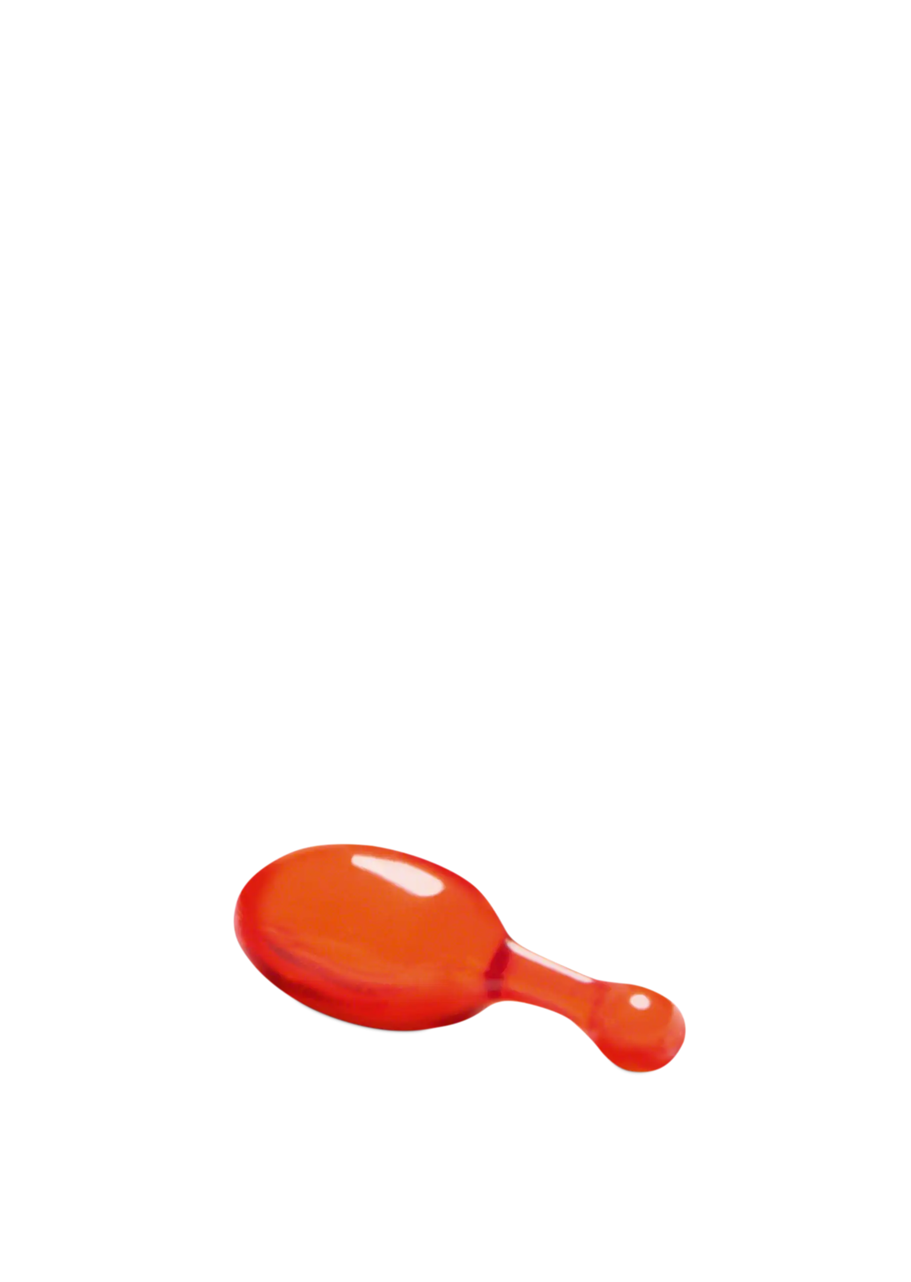 ANNEMARIE BÖRLIND Intensiv-Pflege-Kapsel in oranger, glänzender Einzeldosis mit abgerundetem Griffende