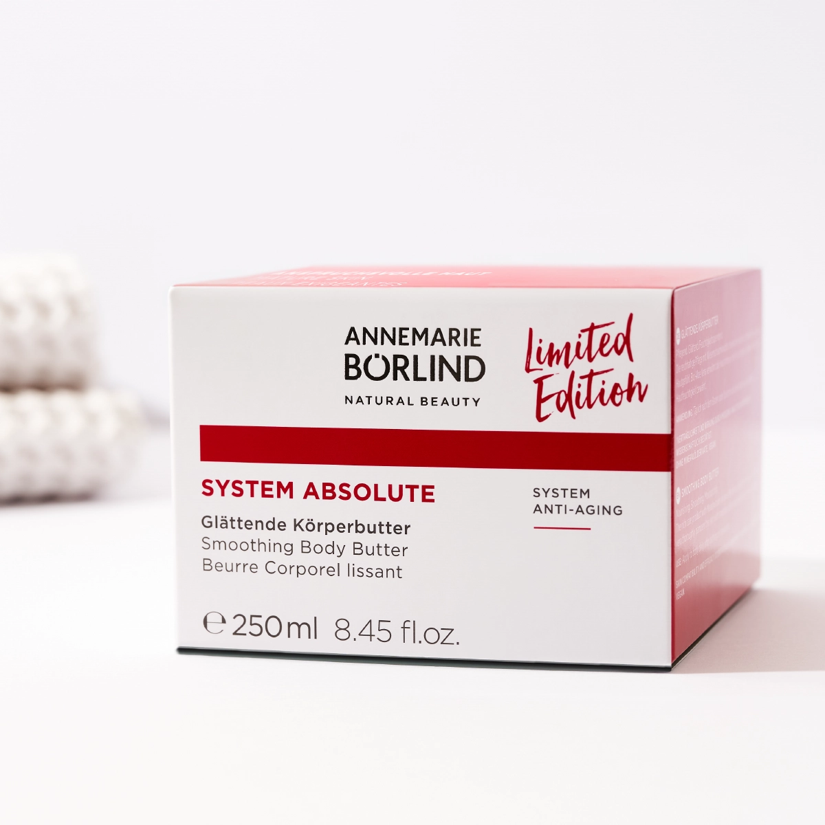 ANNEMARIE BÖRLIND SYSTEM ABSOLUTE glättende Körperbutter 250 ml, Limited Edition, Anti-Aging