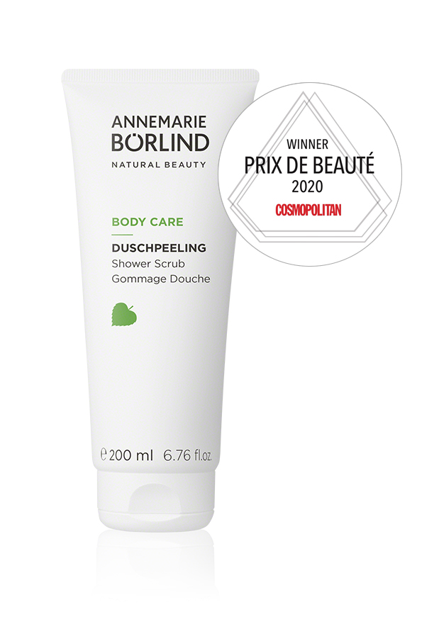 ANNEMARIE BÖRLIND Duschpeeling 200 ml mit Prix de Beauté 2020 Auszeichnung von Cosmopolitan