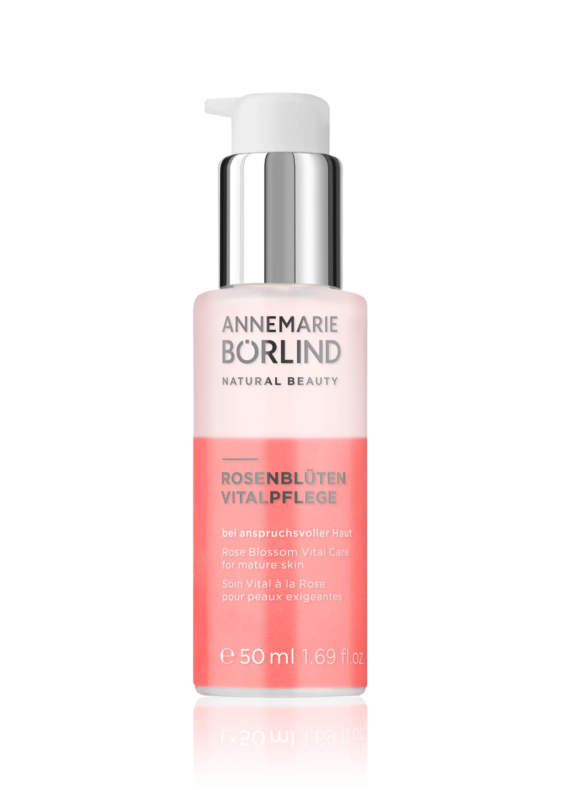 ROSE BLOSSOM VITAL CARE ANNEMARIE BÖRLIND Rosenblüten Vitalpflege Shake für anspruchsvolle Haut, 50 ml Spender