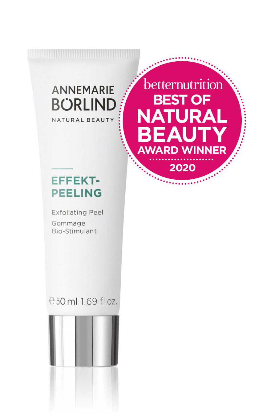 ANNEMARIE BÖRLIND Effekt-Peeling 50 ml mit silbernem Verschluss und Betternutrition Award 2020 Logo