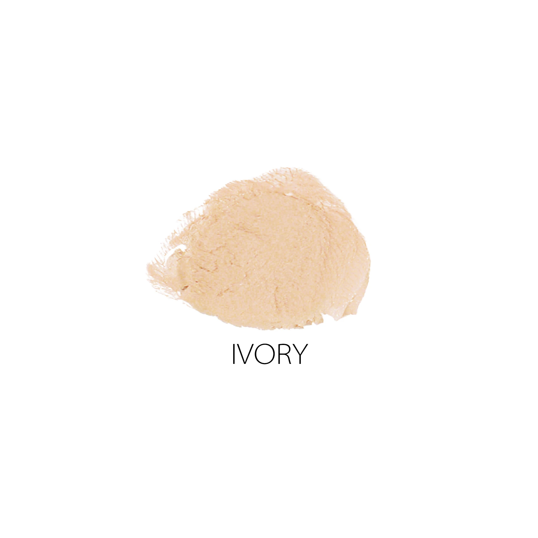 ANNEMARIE BÖRLIND Compact Make-up Swatch in der Farbe Ivory auf weißem Hintergrund