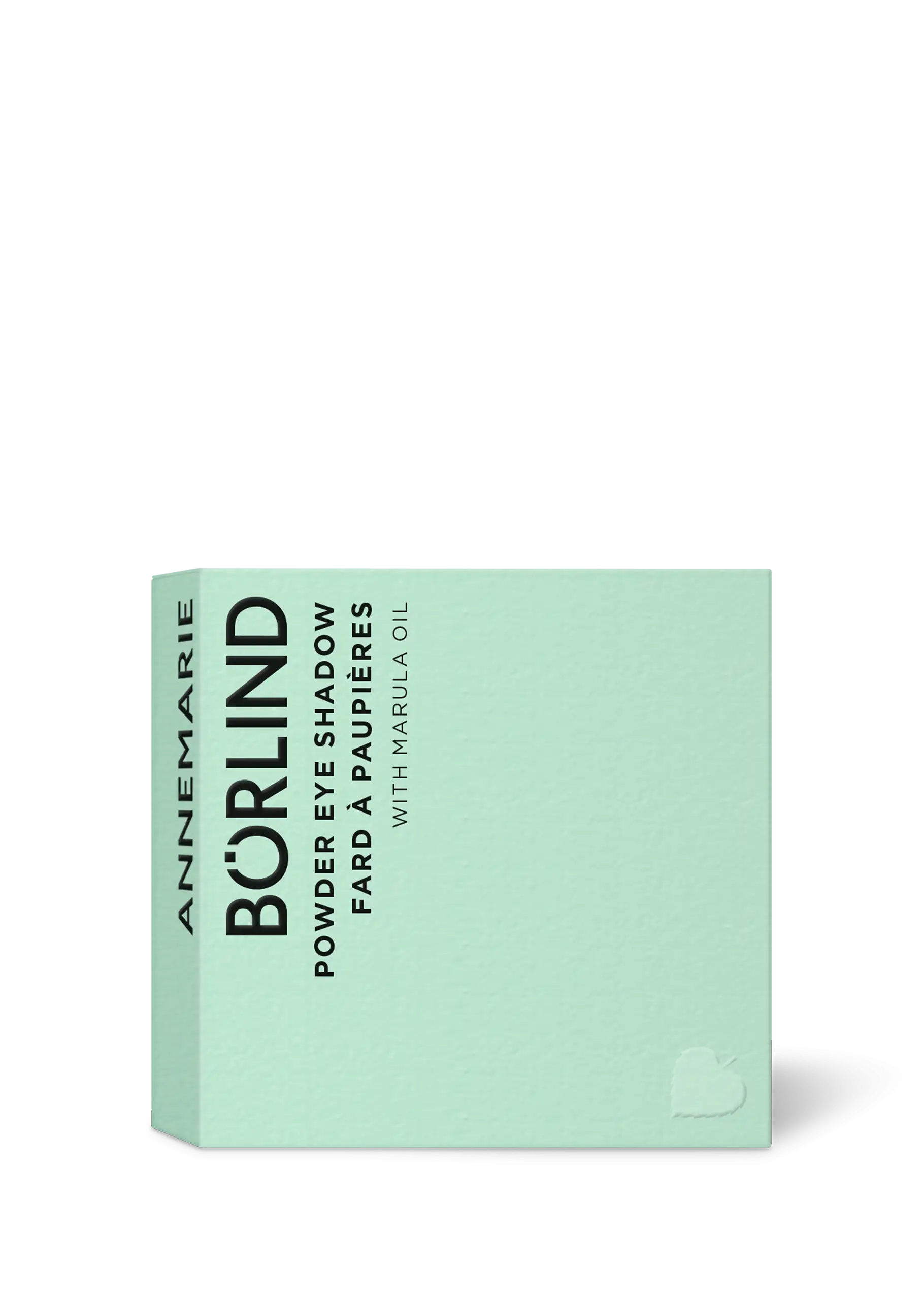 ANNEMARIE BÖRLIND Powder Eye Shadow Lidschatten mit Marulaöl in mintgrüner Faltschachtel