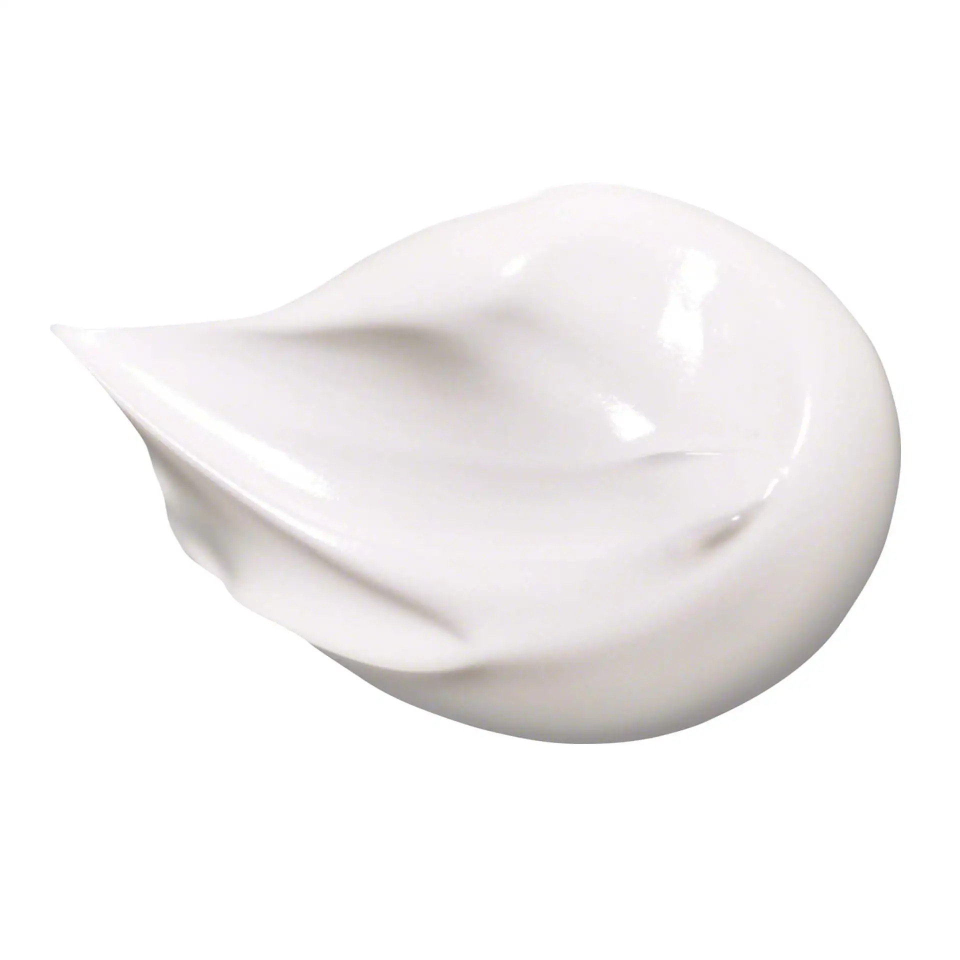 DADO SENS SUN Sonnencreme Kids mit LSF 50, weiße, cremige Textur auf weißem Hintergrund