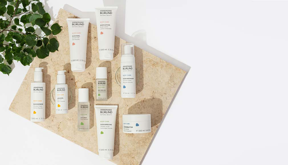 ANNEMARIE BÖRLIND Body Care mit Duschcreme, Duschgel, Bodylotion, Duschschaum, Deo Roll-on, Deo Spray, Duschpeeling und Kö...