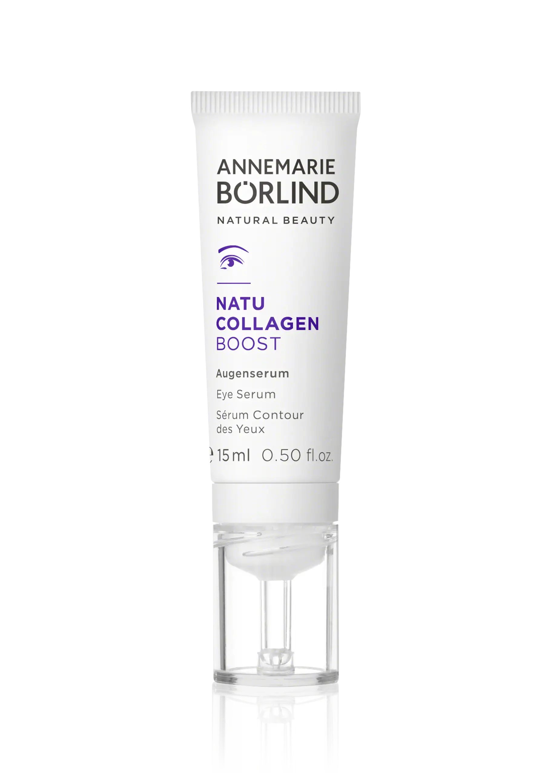 Eye Serum ANNEMARIE BĂ–RLIND NATU COLLAGEN BOOST Augenserum in 15 ml Tube mit Pumpspender