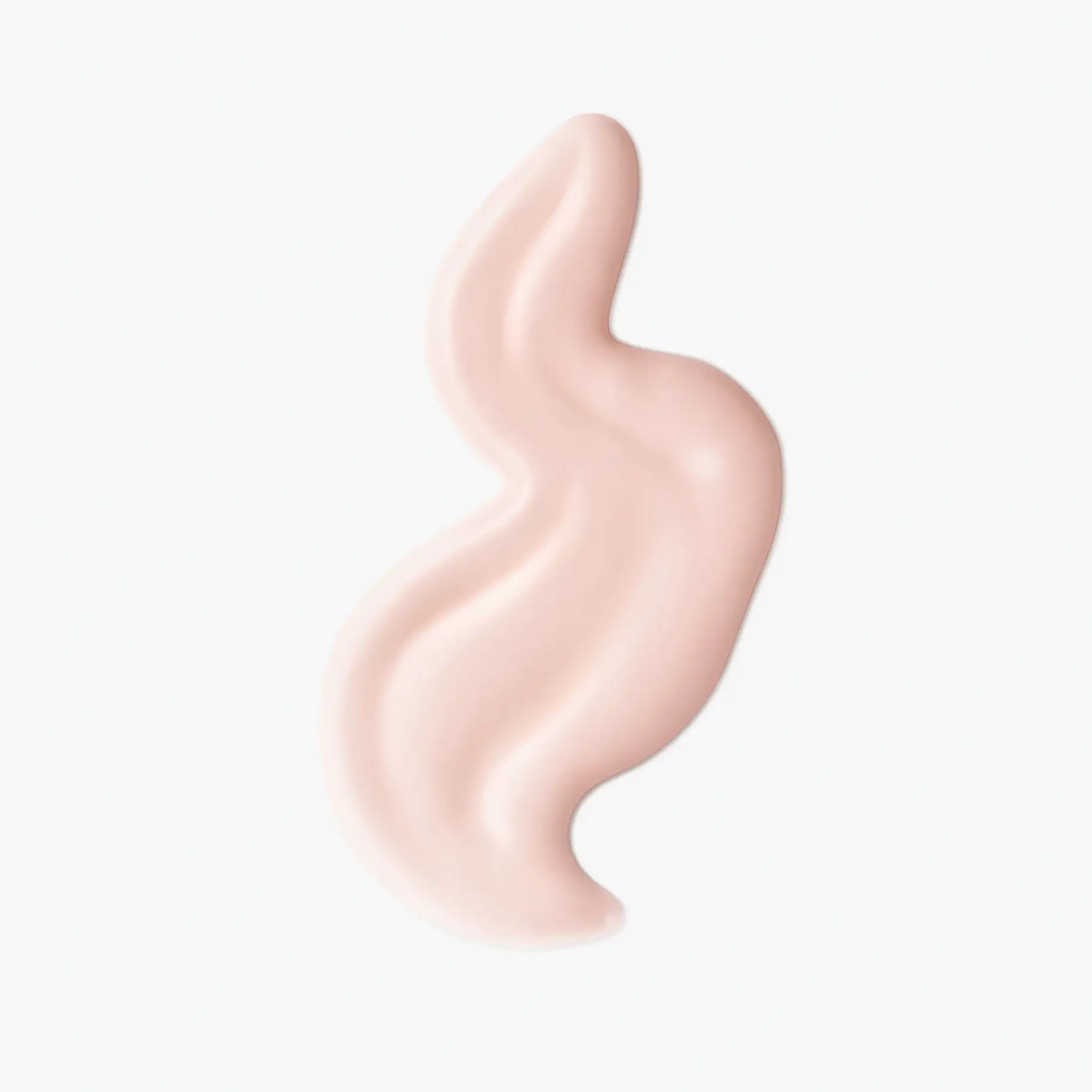 ANNEMARIE BÖRLIND Rosentau milde Reinigungsmilch cremige, roséfarbene Textur auf weißem Hintergrund