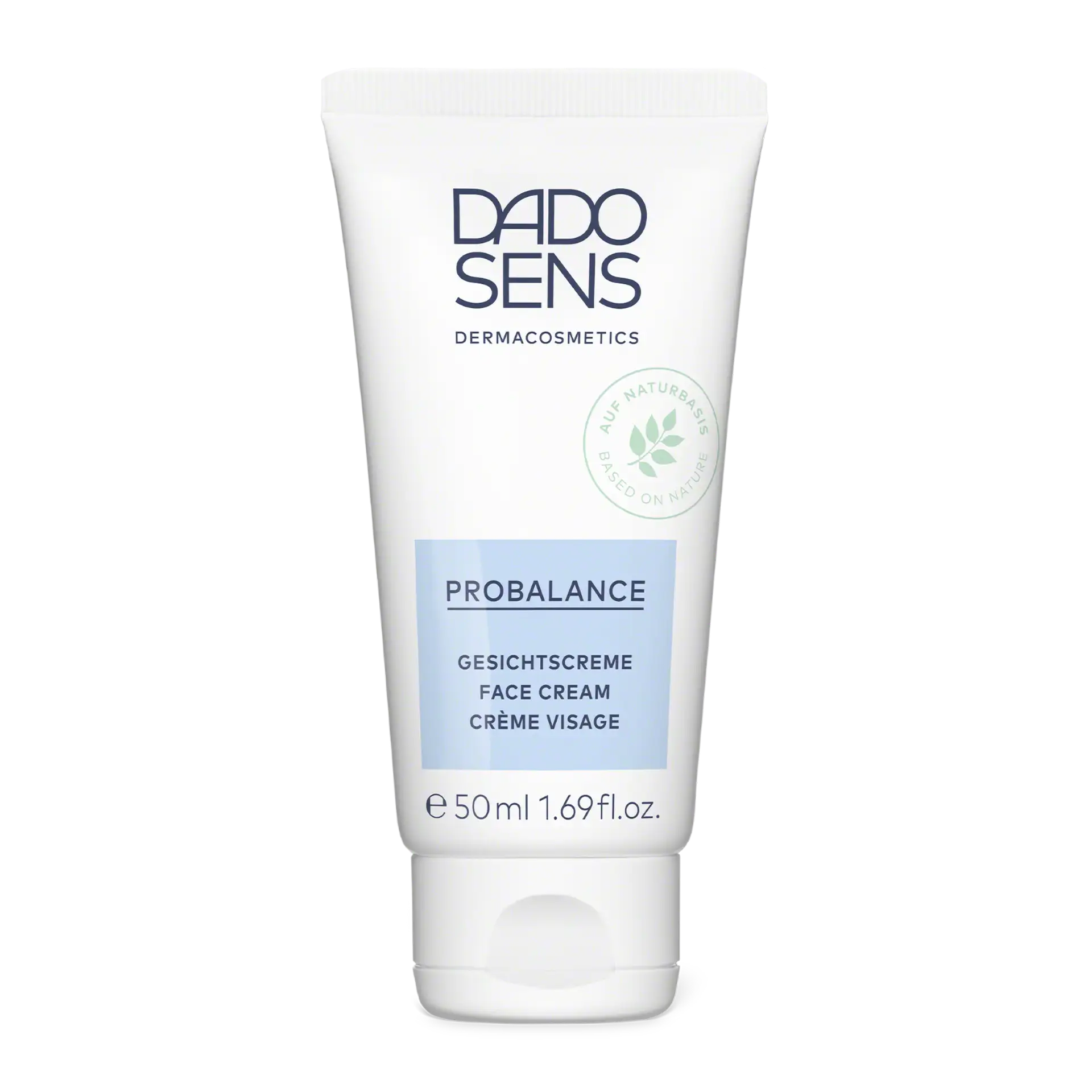 CRÈME VISAGE DADO SENS PROBALANCE Gesichtscreme 50 ml Tube auf Naturbasis für ausgewogene Hautpflege