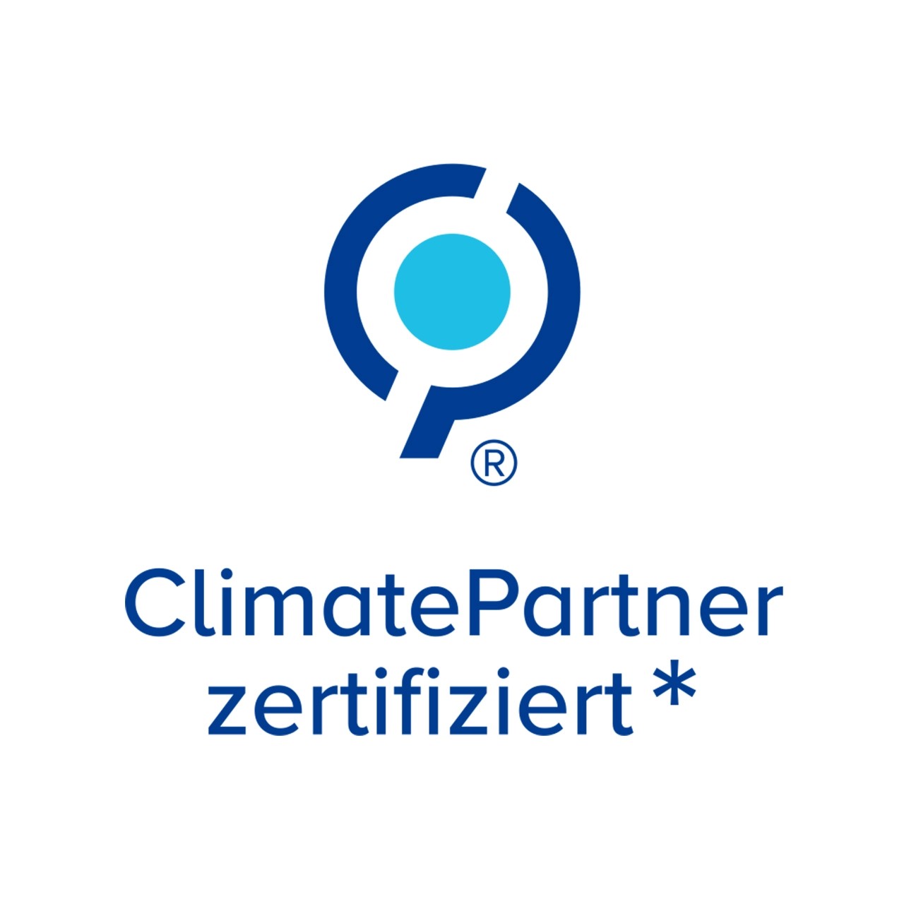 Logo: ClimatePartner zertifiziert