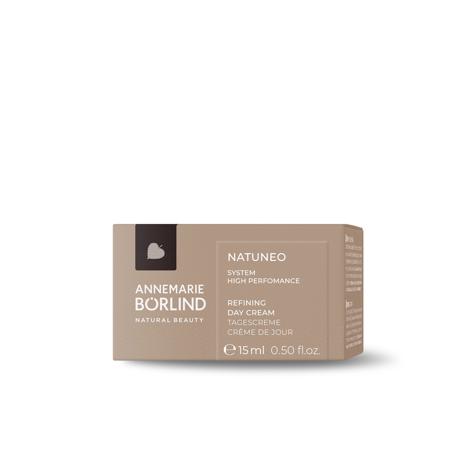 ANNEMARIE BÖRLIND NATUNEO Refining Day Cream Tagescreme 15 ml Reisegröße in brauner Verpackung