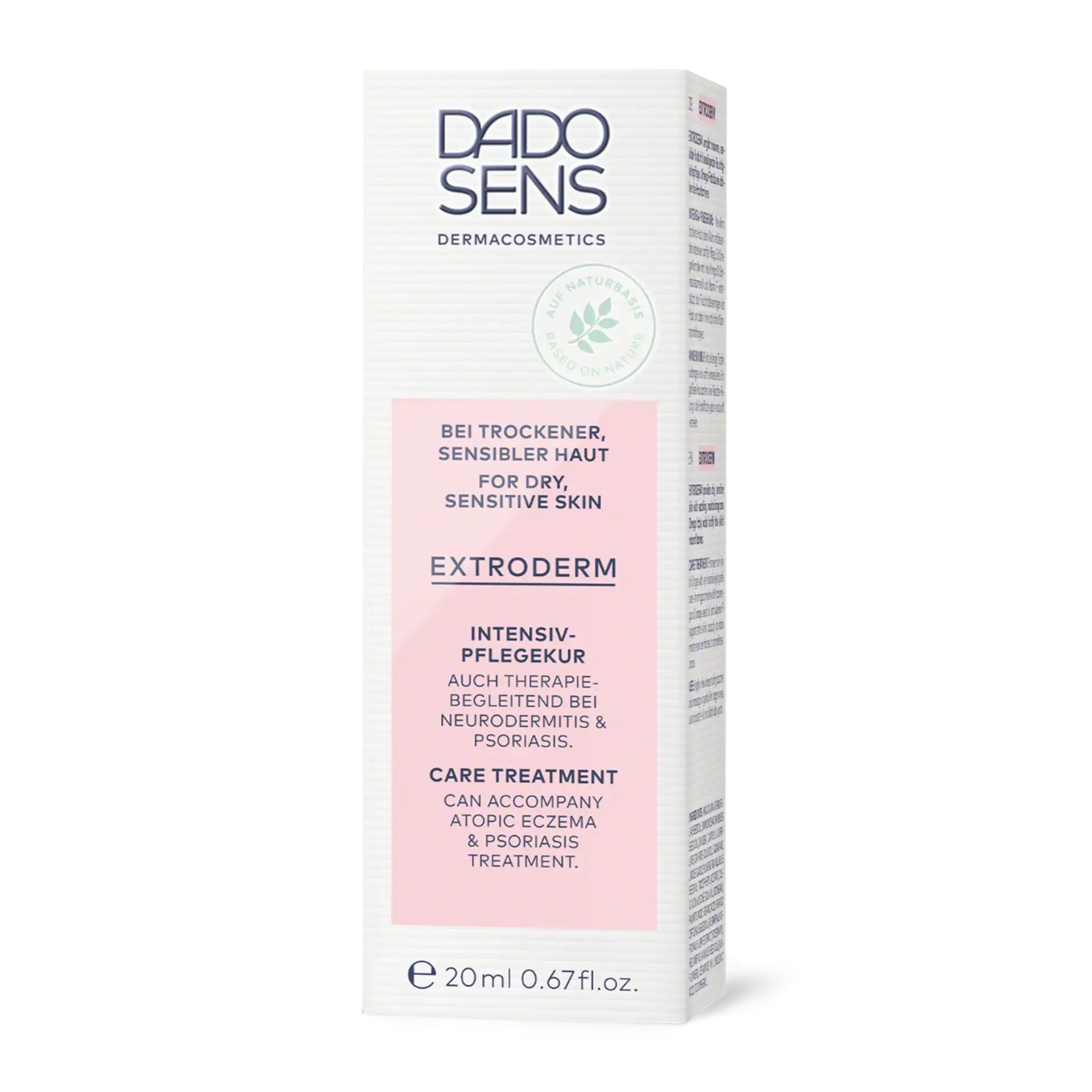 DADO SENS EXTRODERM Intensiv-Pflegekur für trockene, sensible Haut, 20 ml Faltschachtel