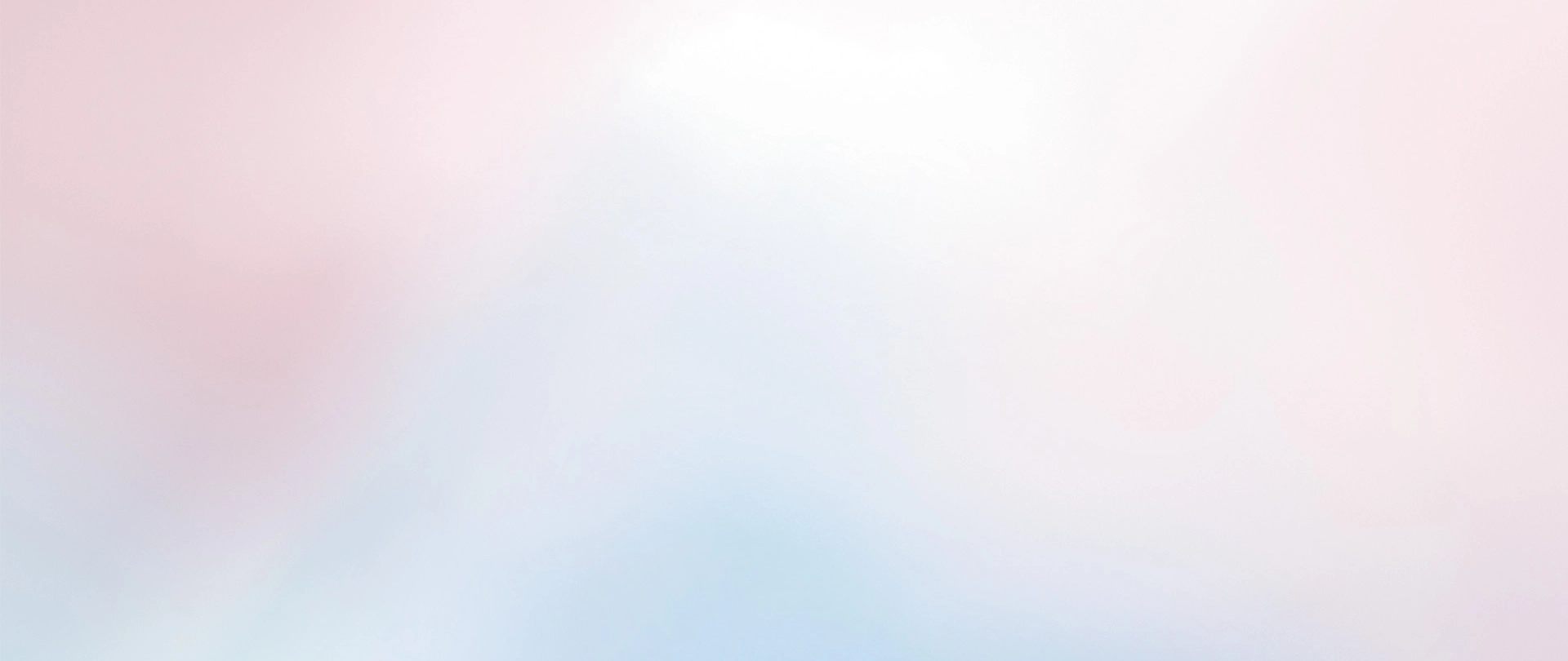 Weiche Farbverläufe in Pastelltönen von Rosa, Blau und Weiß ohne erkennbare Formen oder Objekte