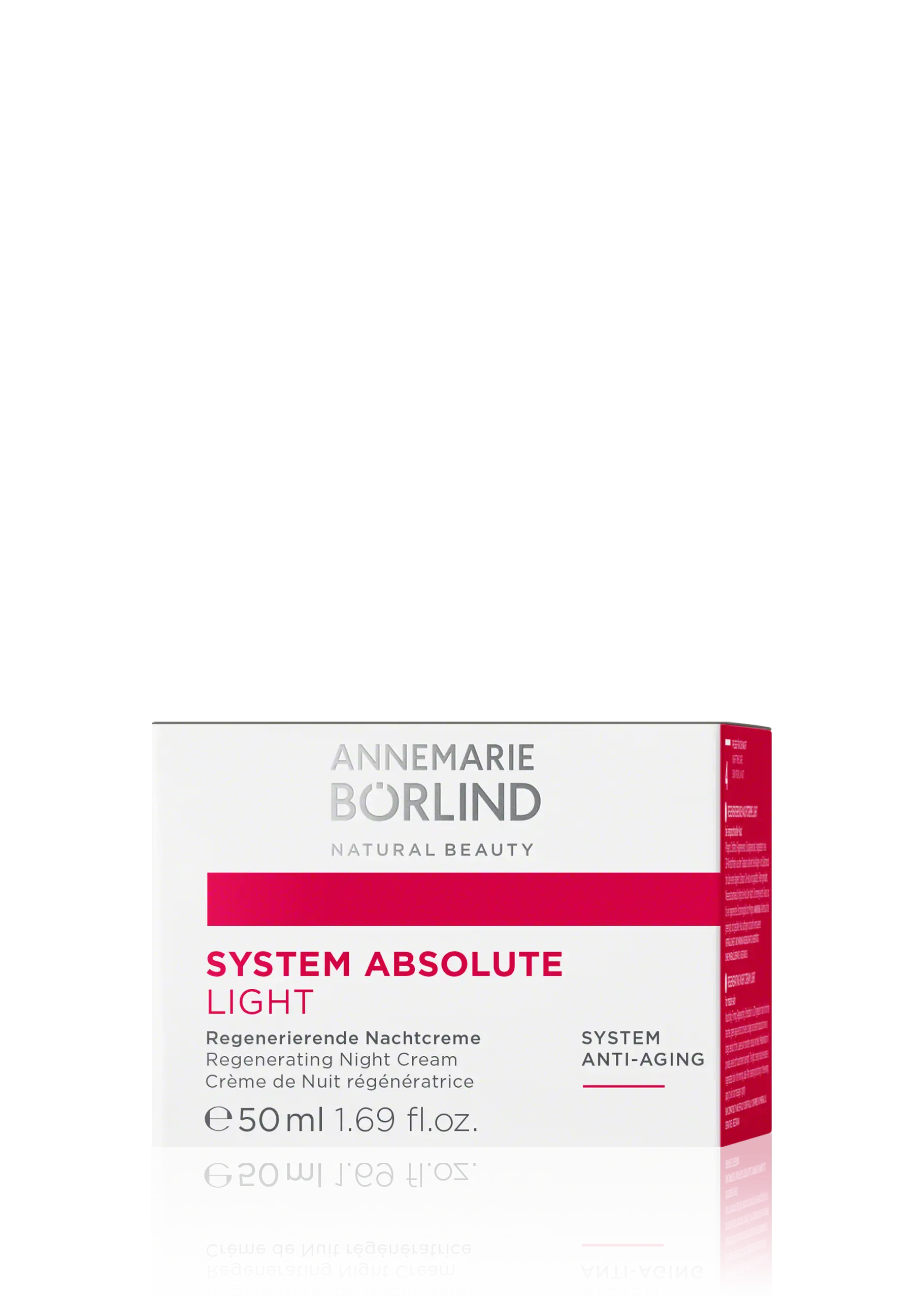 ANNEMARIE BÖRLIND SYSTEM ABSOLUTE LIGHT regenerierende Nachtcreme 50 ml, Anti-Aging Pflege