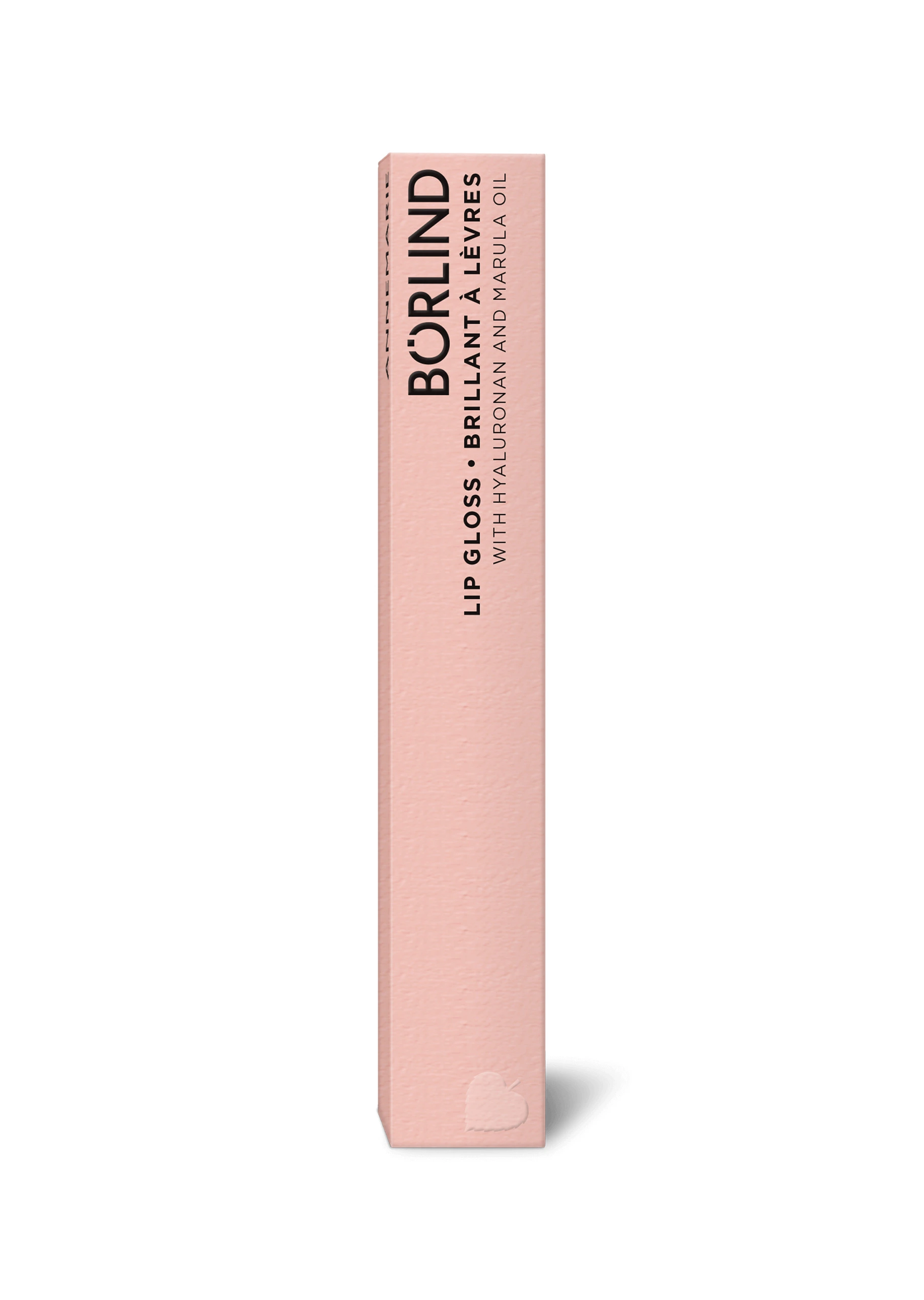 BÖRLIND Lip Gloss mit Hyaluron und Marulaöl in rosa Verpackung, 9 ml