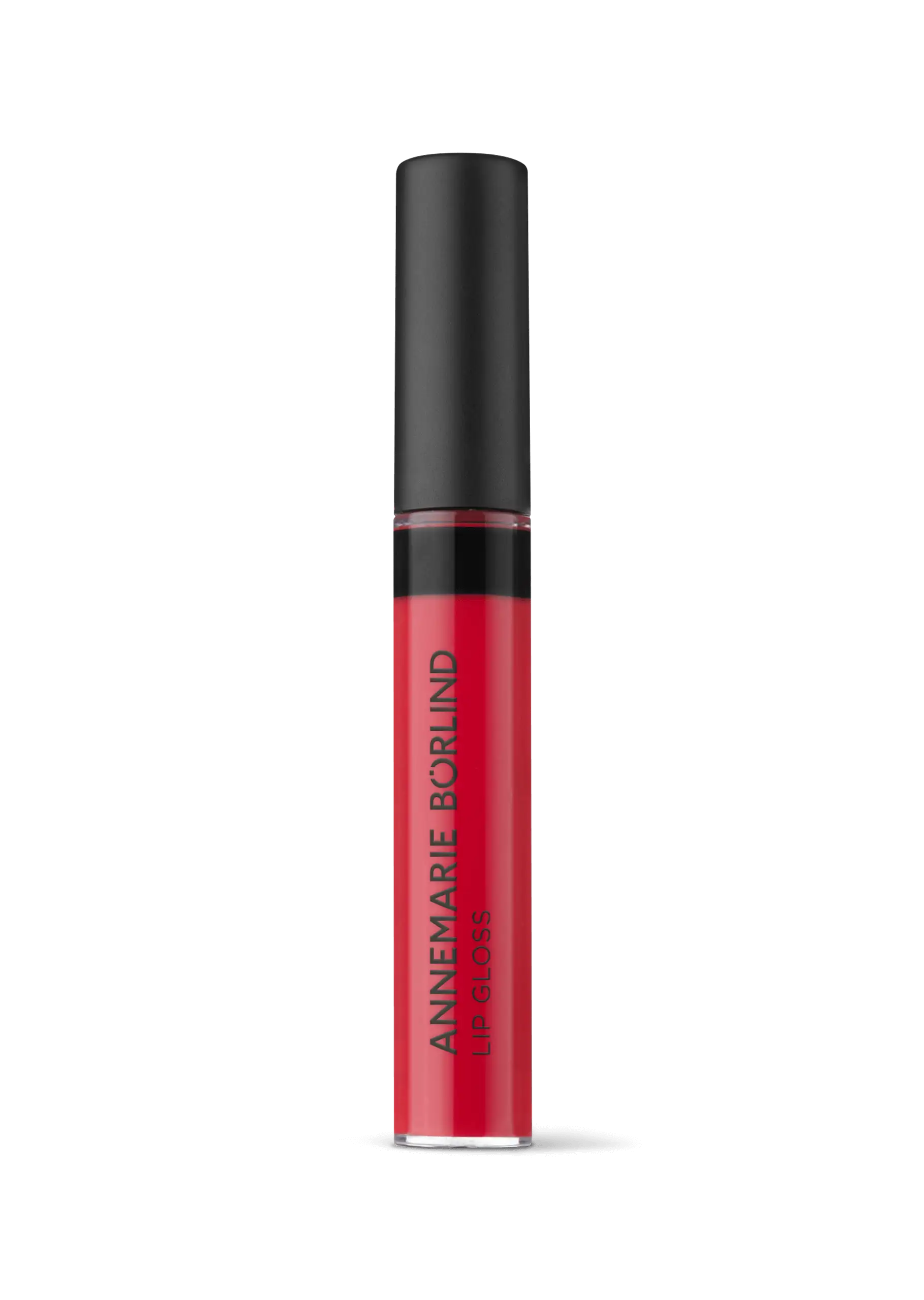 ANNEMARIE BÖRLIND Lip Gloss in rotem Farbton, 9 ml, mit schwarzem Deckel