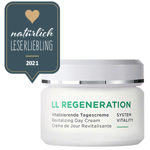 LL REGENERATION vitalisierende Tagescreme mit SYSTEM VITALITY, natürlich Leserliebling 2021 Auszeichnung
