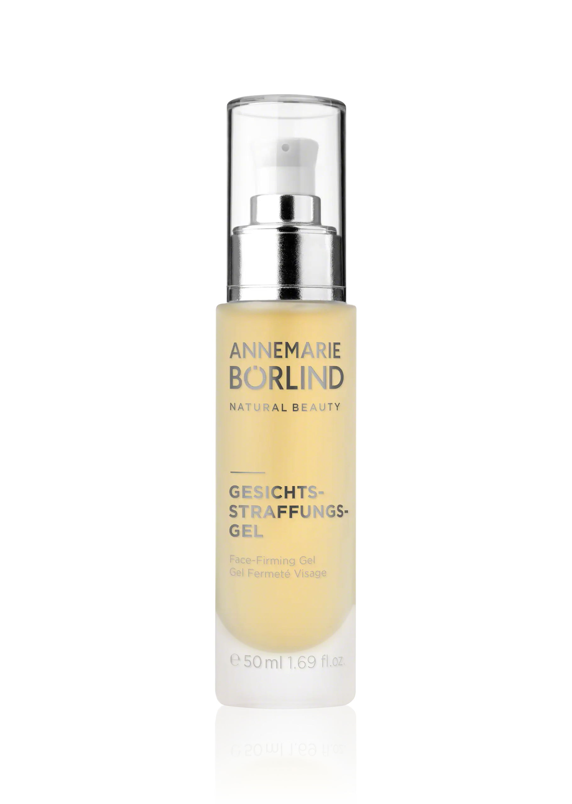 FACE-FIRMING-GEL ANNEMARIE BÖRLIND Gesichtsstraffungs-Gel in transparenter Pumpspender-Flasche, 50 ml