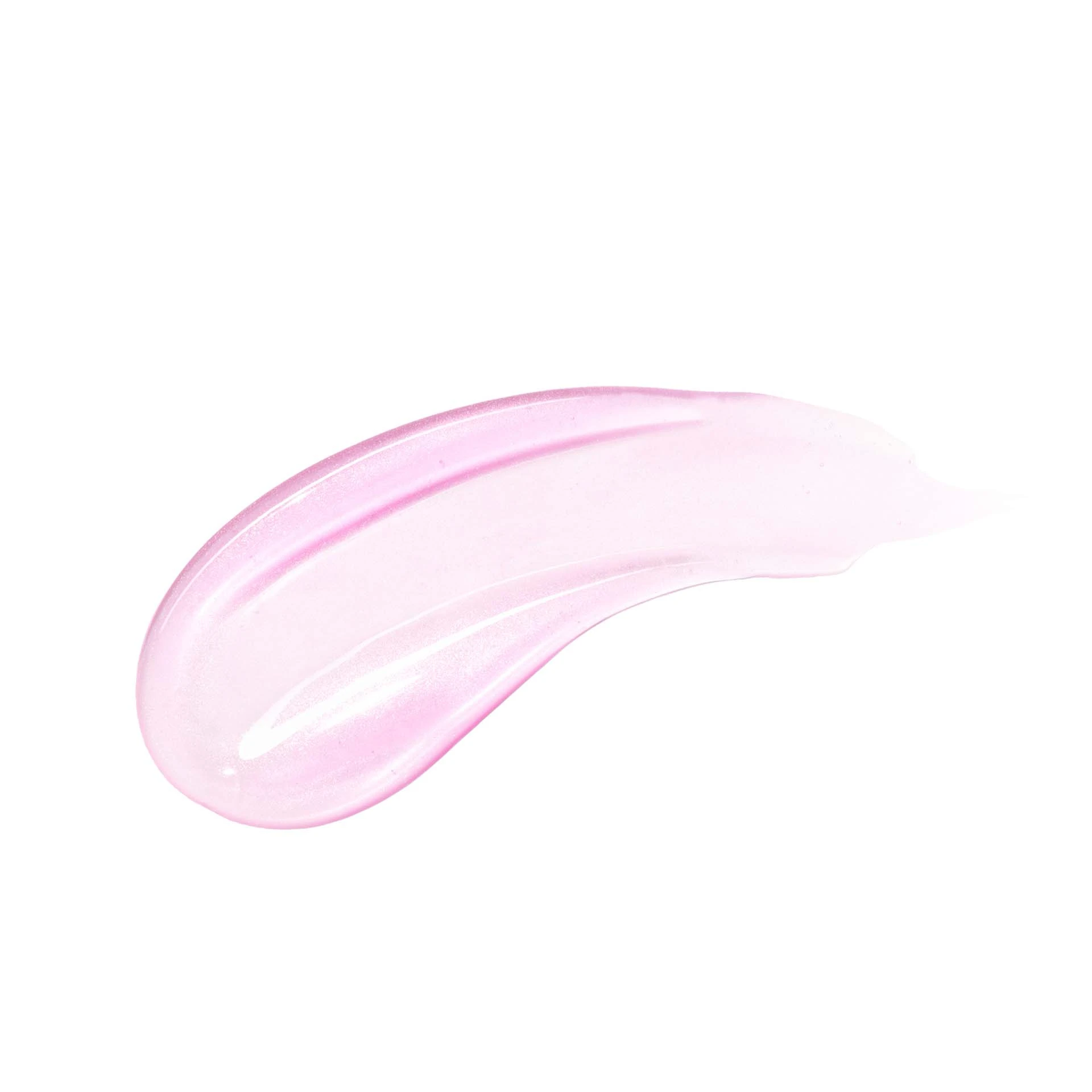 ANNEMARIE BÖRLIND Lipgloss in zartem Lavendel mit glänzender, cremiger Textur auf weißem Hintergrund