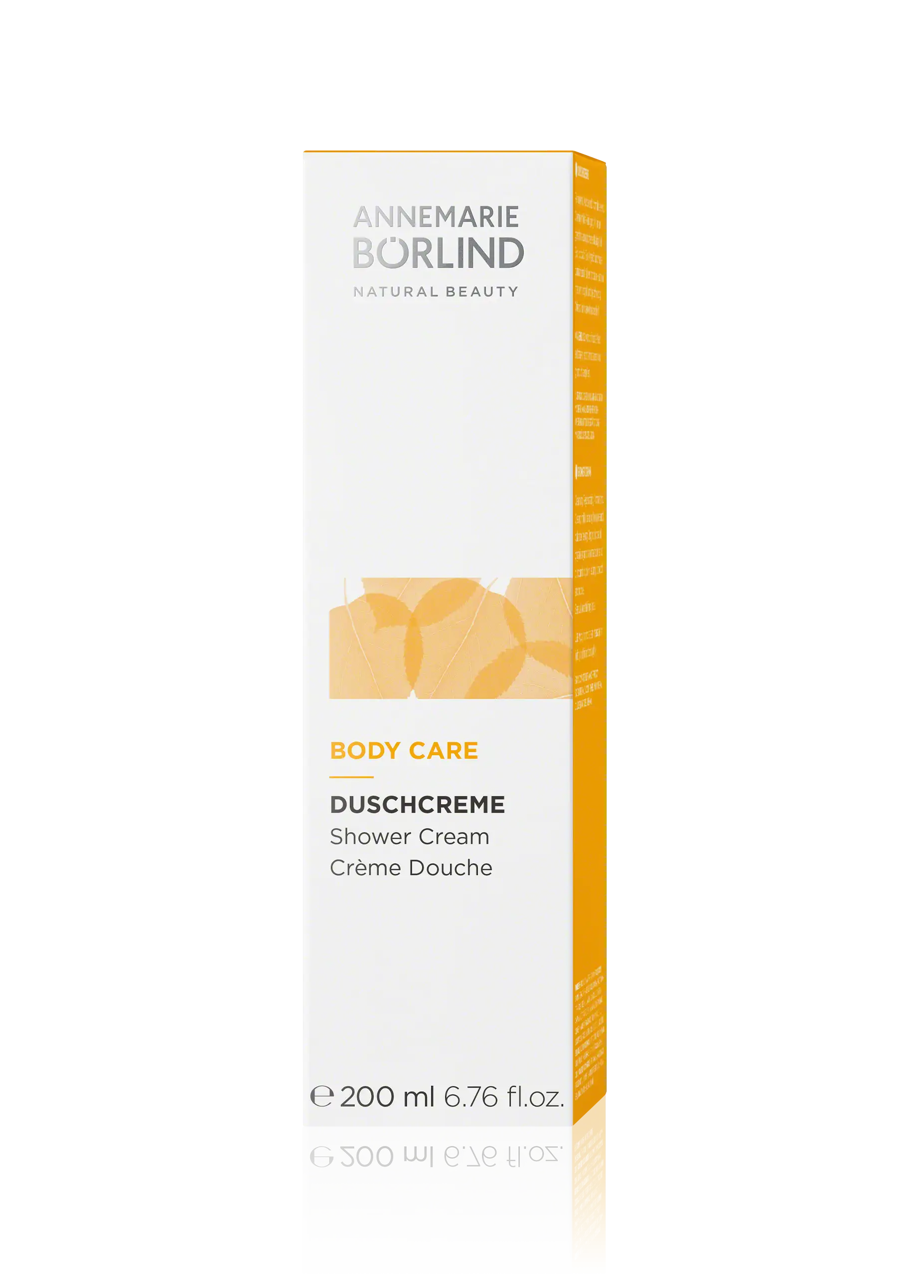 ANNEMARIE BÖRLIND Body Care Duschcreme 200 ml in weißer und oranger Verpackung