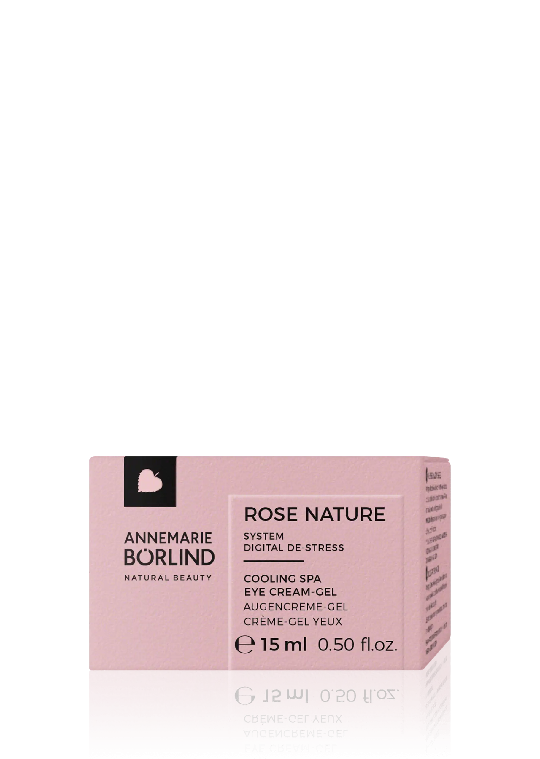 ANNEMARIE BÖRLIND ROSE NATURE Cooling Spa Augencreme-Gel 15 ml in rosa Faltschachtel