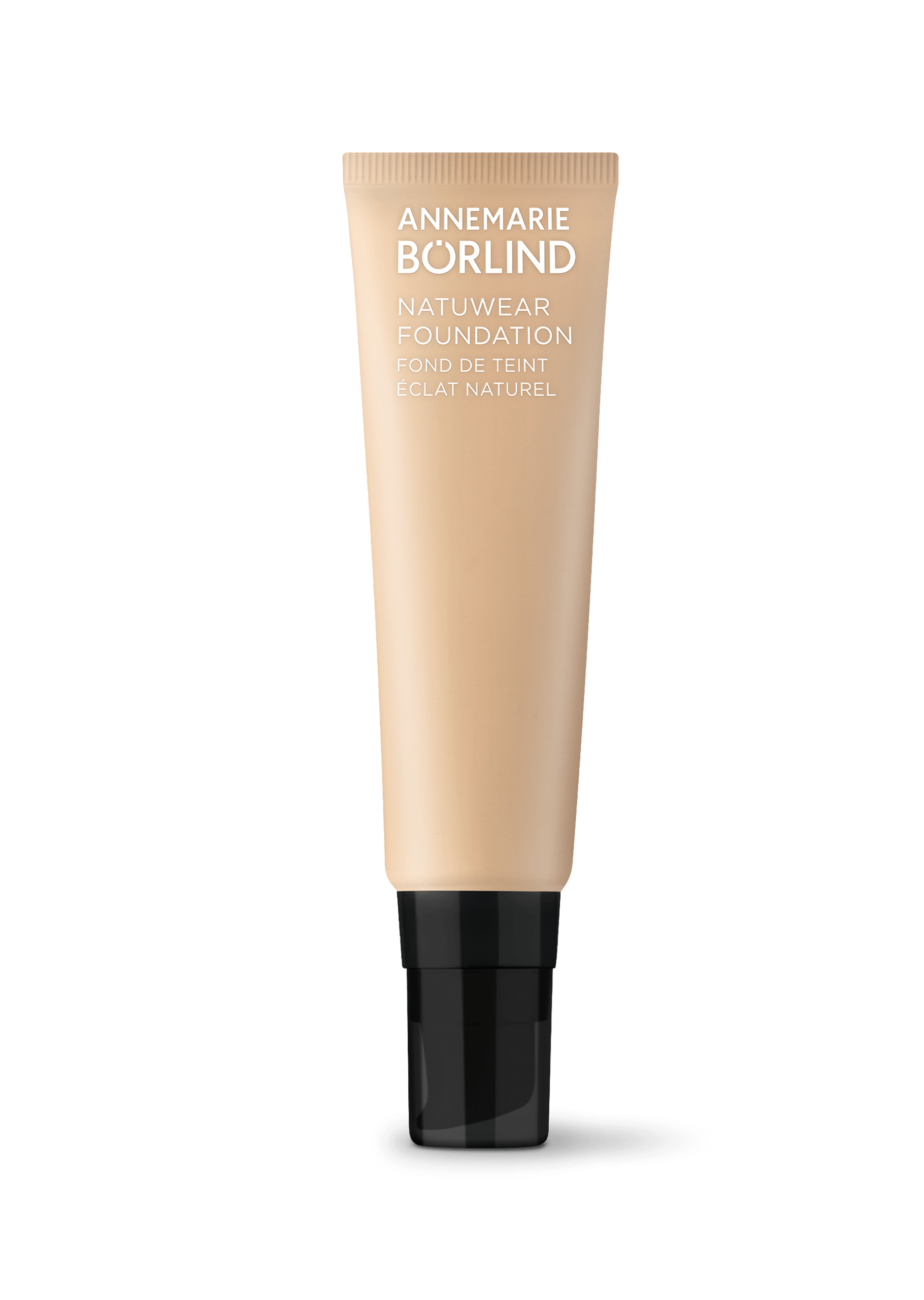 ANNEMARIE BÖRLIND NATUWEAR Foundation in beige 30 ml Tube mit schwarzem Pumpspender