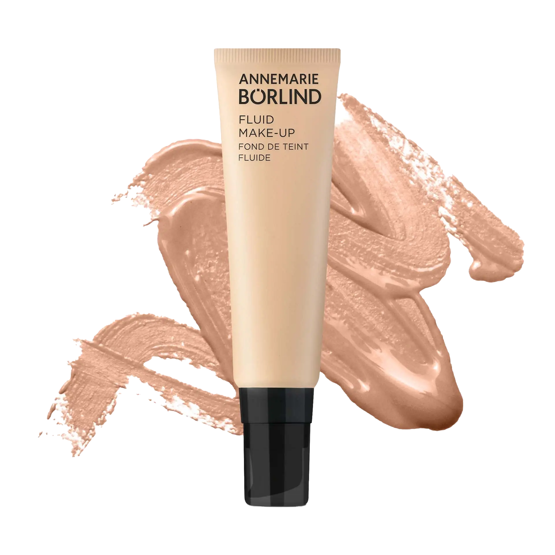 FLUID MAKE-UP ALMOND ANNEMARIE BÖRLIND Fluid Make-up in Mandel mit cremiger Textur und mittlerer Deckkraft