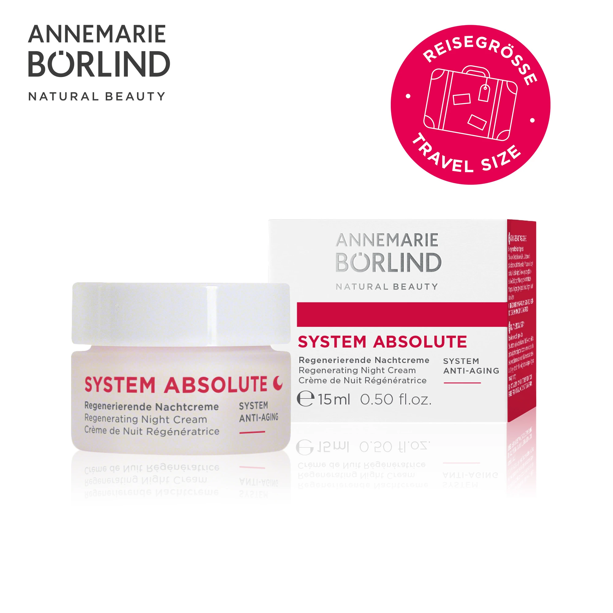 ANNEMARIE BÖRLIND SYSTEM ABSOLUTE regenerierende Nachtcreme 15 ml in Reisegröße