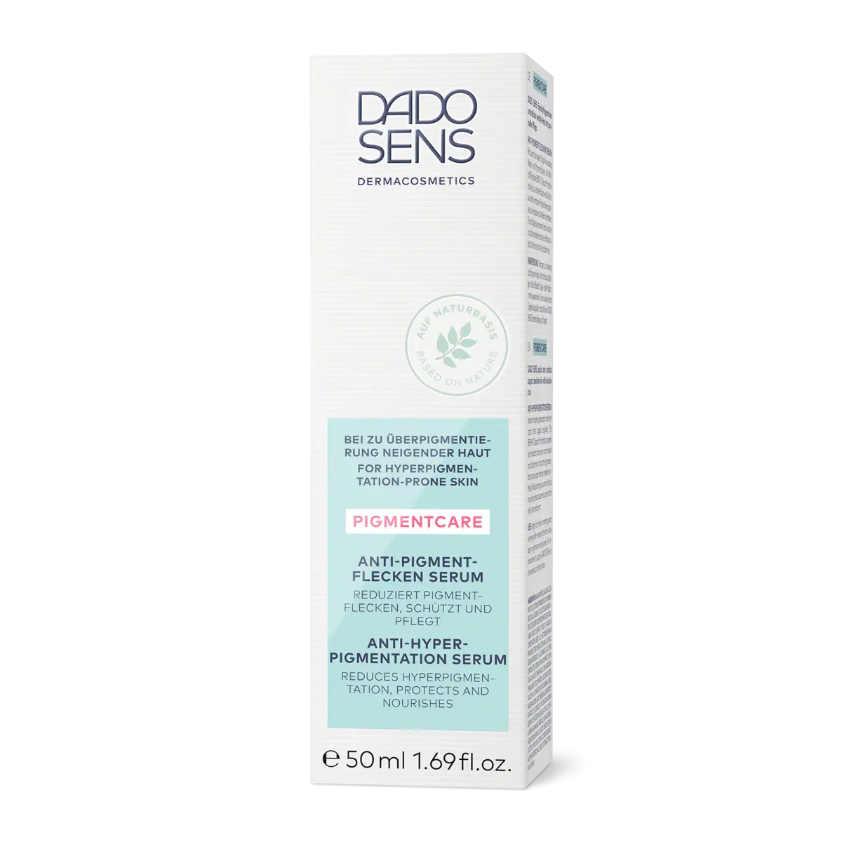 DADO SENS PIGMENTCARE Anti-Pigmentflecken Serum 50 ml, reduziert Pigmentflecken, schützt und pflegt