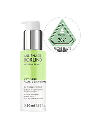ANNEMARIE BÖRLIND 2-Phasen Aloe Vera Shake für strapazierte Haut mit Prix de Beauté 2021 Auszeichnung