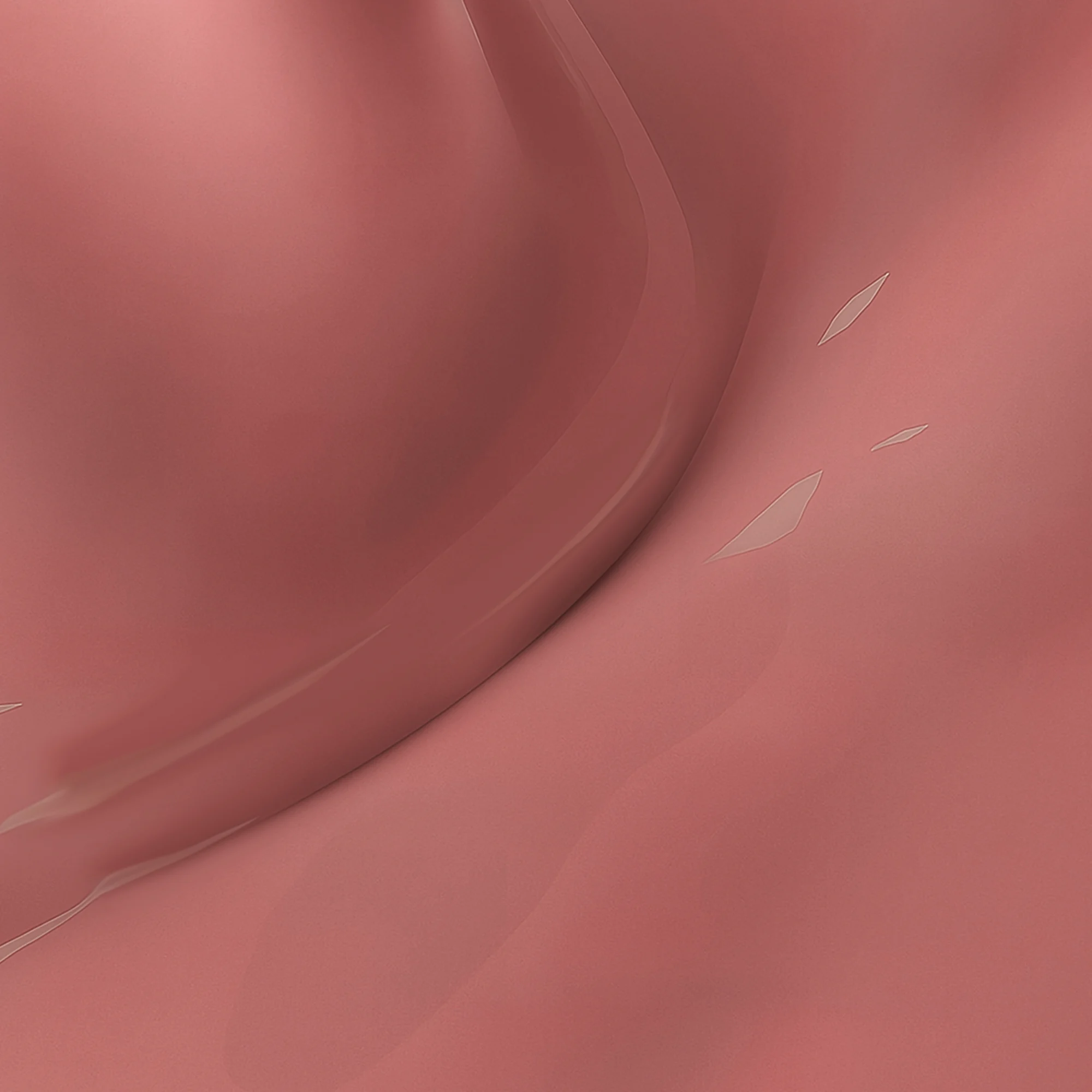 Makroaufnahme der Textur des ANNEMARIE BÖRLIND NATURAL VOLUME LIP GLOSS in Farbe Nude Hug mit glänzender, cremiger Oberfläche