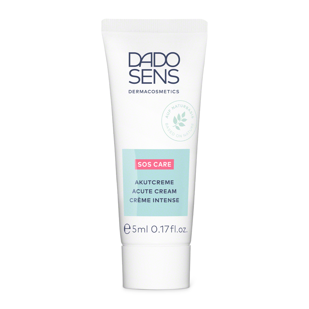 DADO SENS SOS CARE Akutcreme in 5 ml Tube für intensive Hautpflege bei akuten Hautproblemen