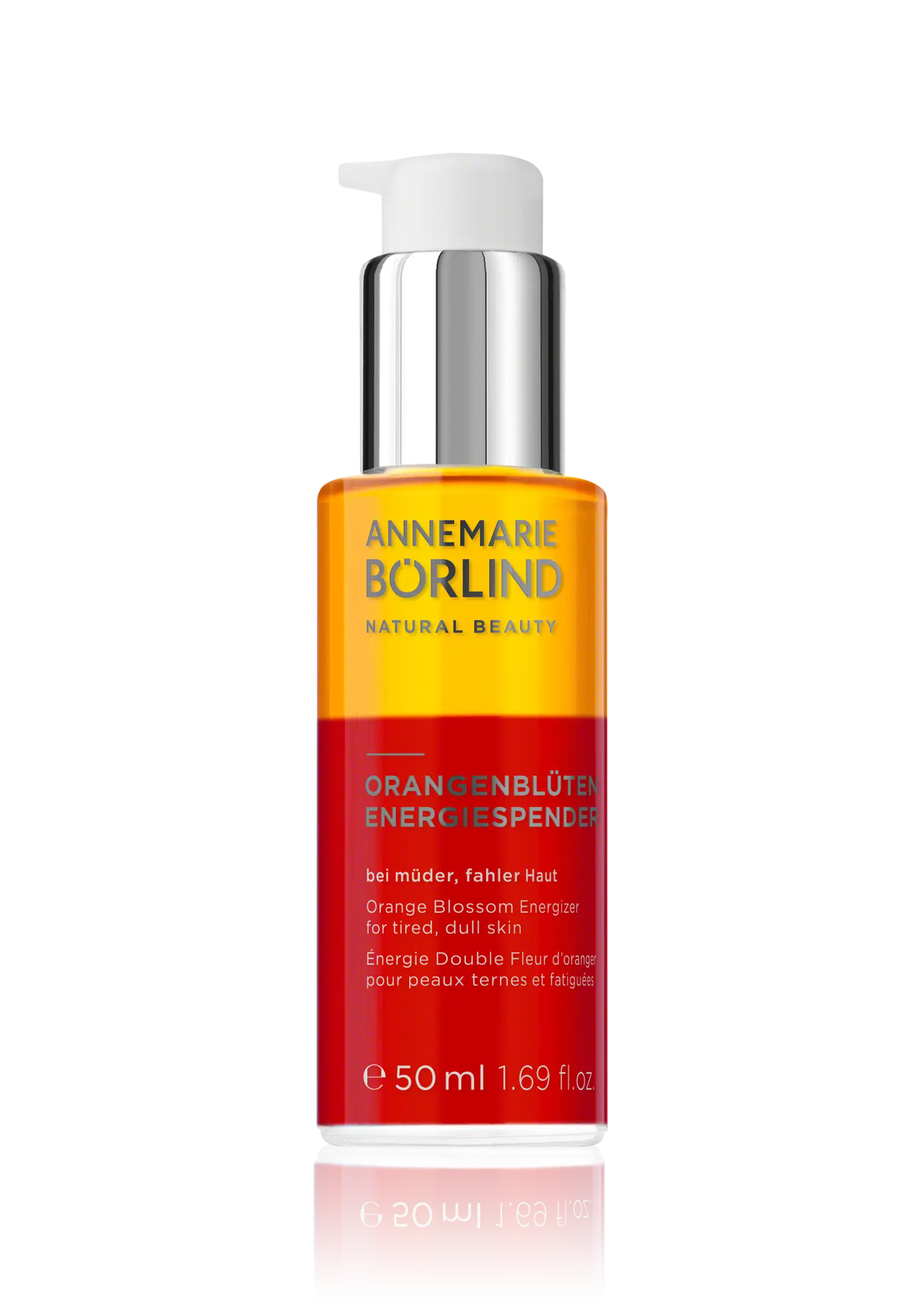 ORANGE BLOSSOM ENERGIZER ANNEMARIE BÖRLIND Orangenblüten Energiespender für müde, fahle Haut, 50 ml Flasche mit Pumpspender