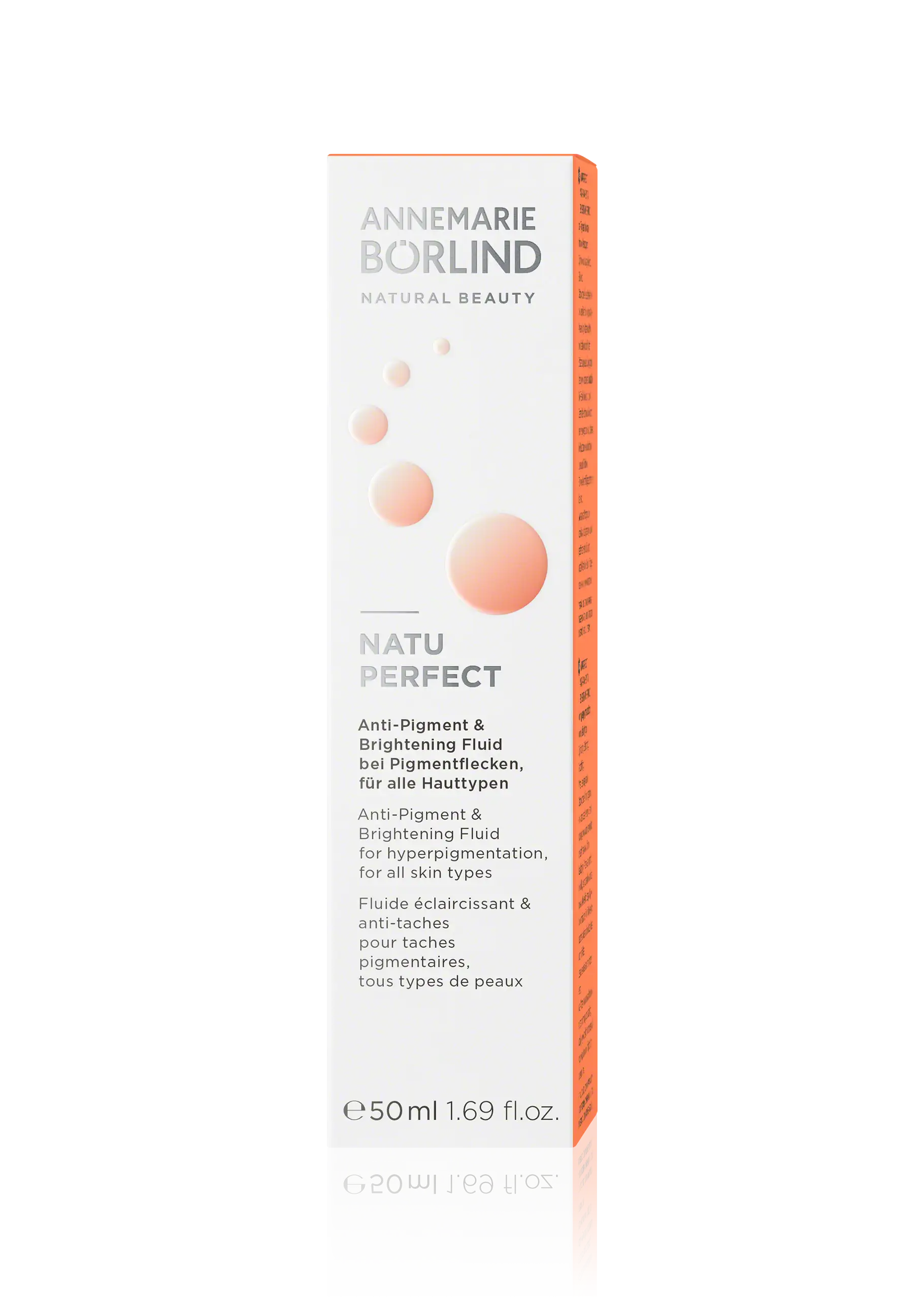 ANNEMARIE BÖRLIND NATU PERFECT Anti-Pigment & Brightening Fluid bei Pigmentflecken, 50 ml Faltschachtel