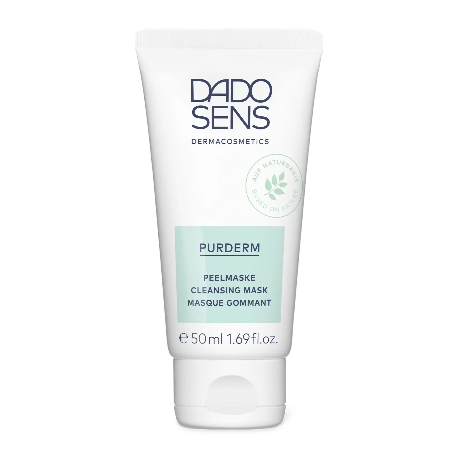MASQUE GOMMANT DADO SENS PURDERM Peelmaske in 50 ml Tube, auf Naturbasis, reinigende Gesichtsmaske